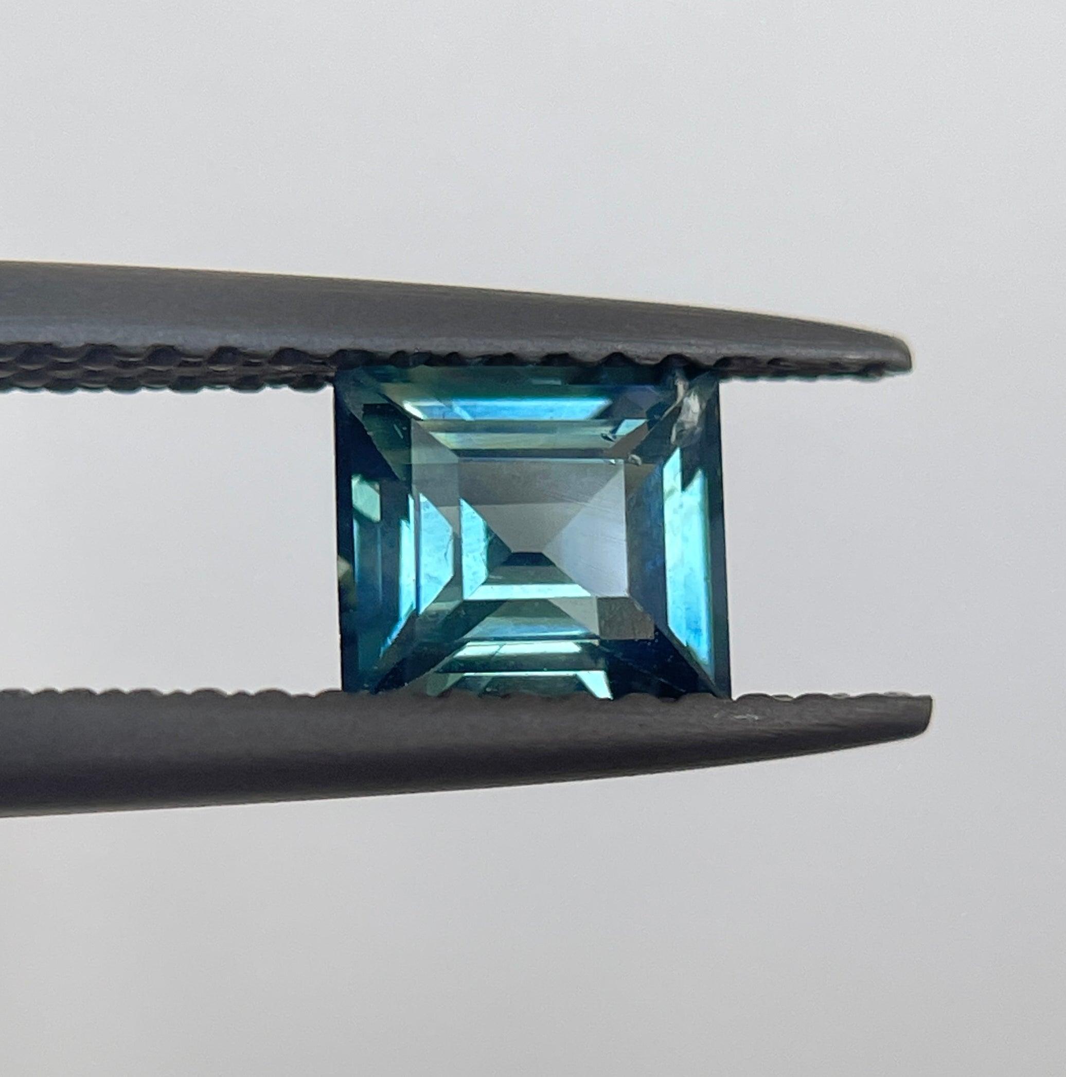 0.88 Carat Teal Sapphire