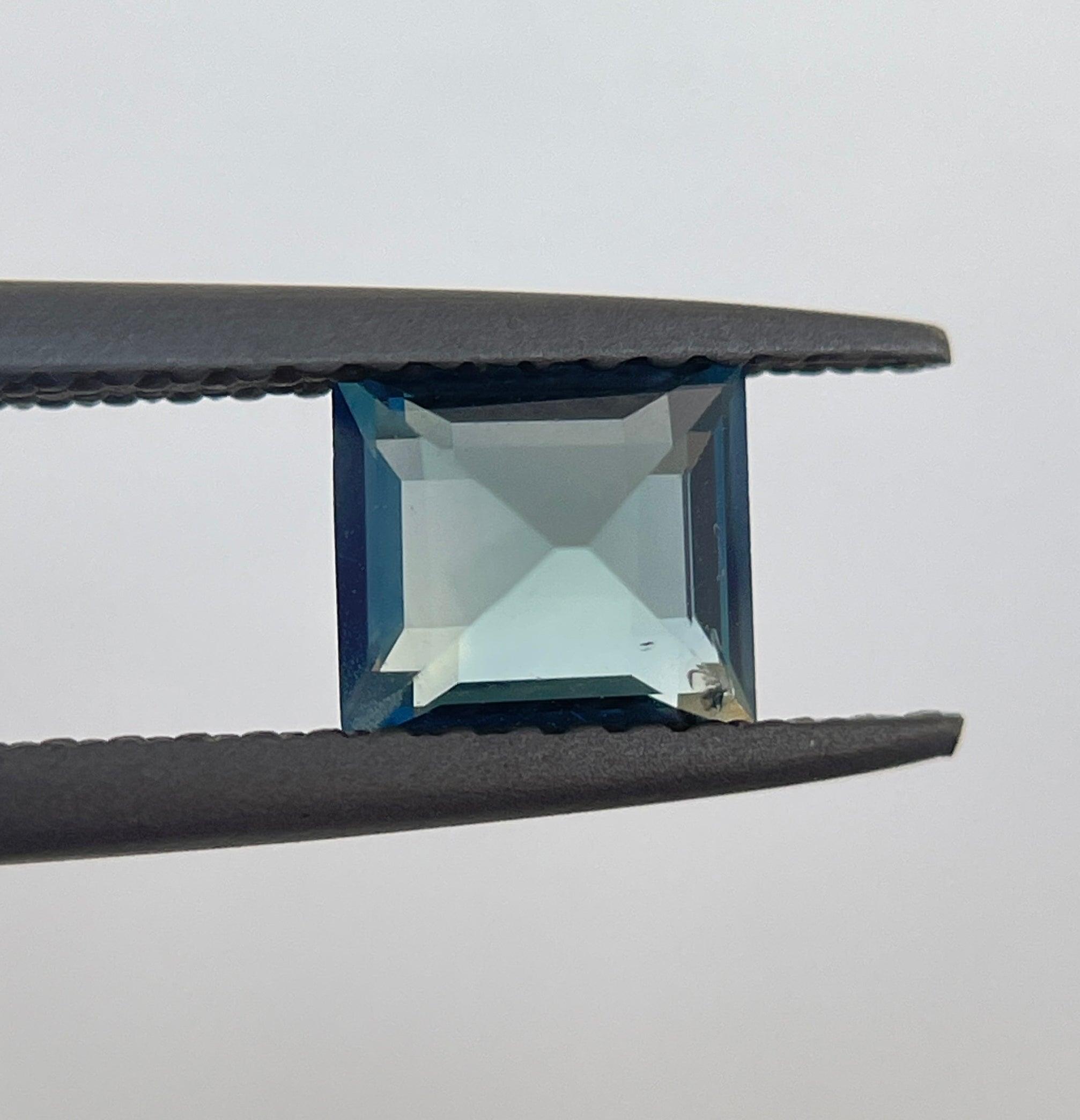 0.88 Carat Teal Sapphire