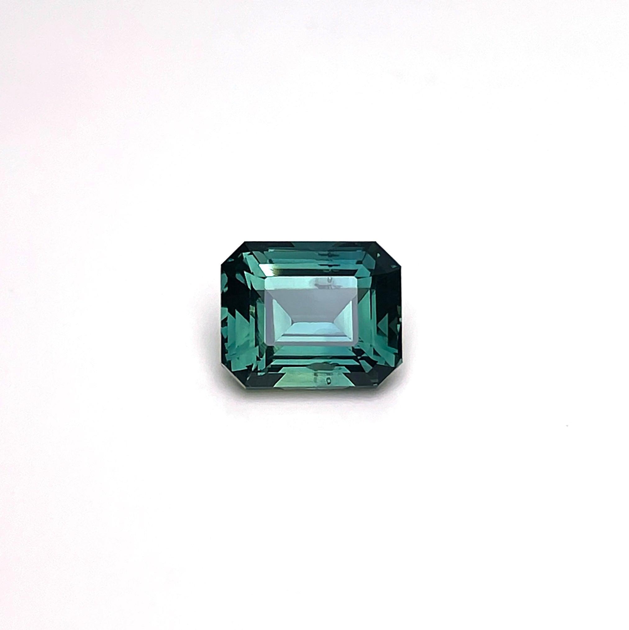 teal blue green gemstone sapphire