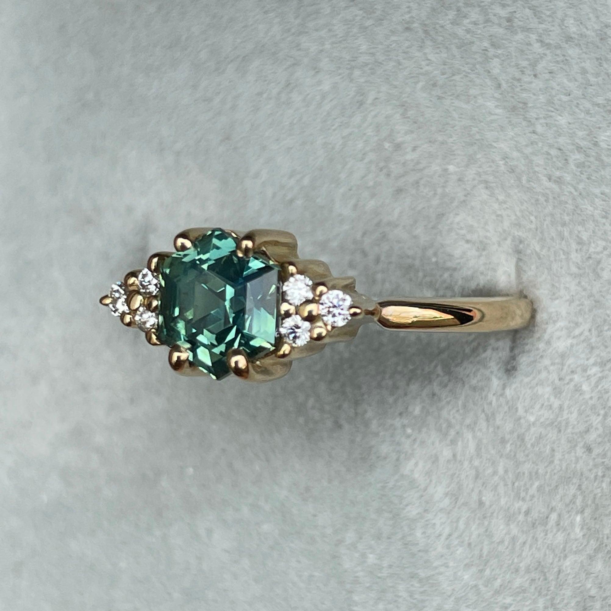 Exquisite Teal Sapphire Rings | Shop Our Stunning Collection Today - NASHGEMS