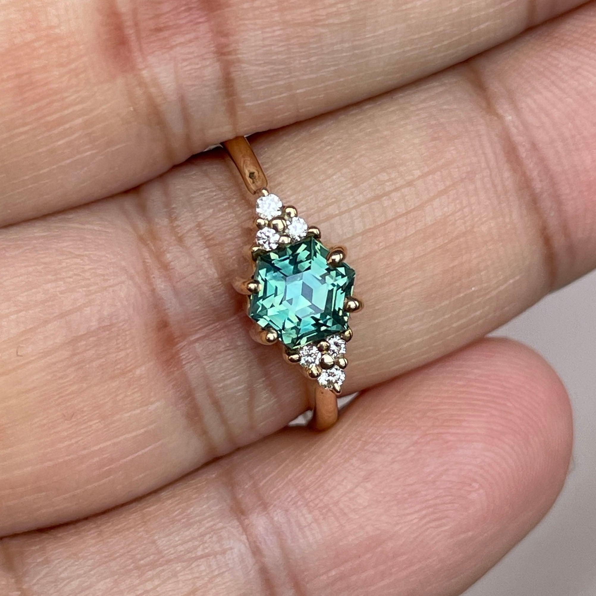 Exquisite Teal Sapphire Rings | Shop Our Stunning Collection Today - NASHGEMS