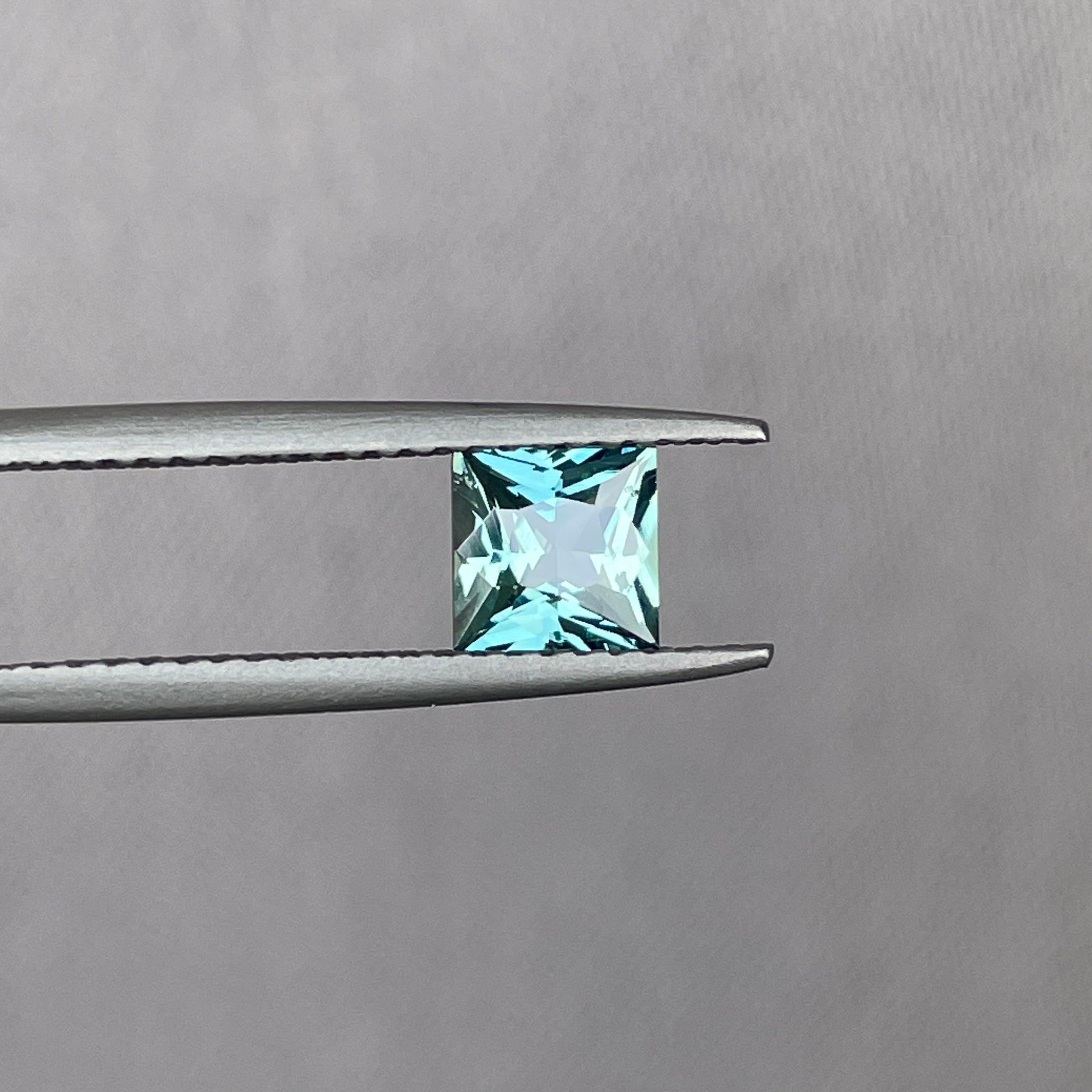 Teal Blue Green Sapphire 0.84 Ct, Natural Blue Green Sapphire Ring, Teal Sapphire Engagement Ring, bespoke Ring, For Custom ring Loose gem