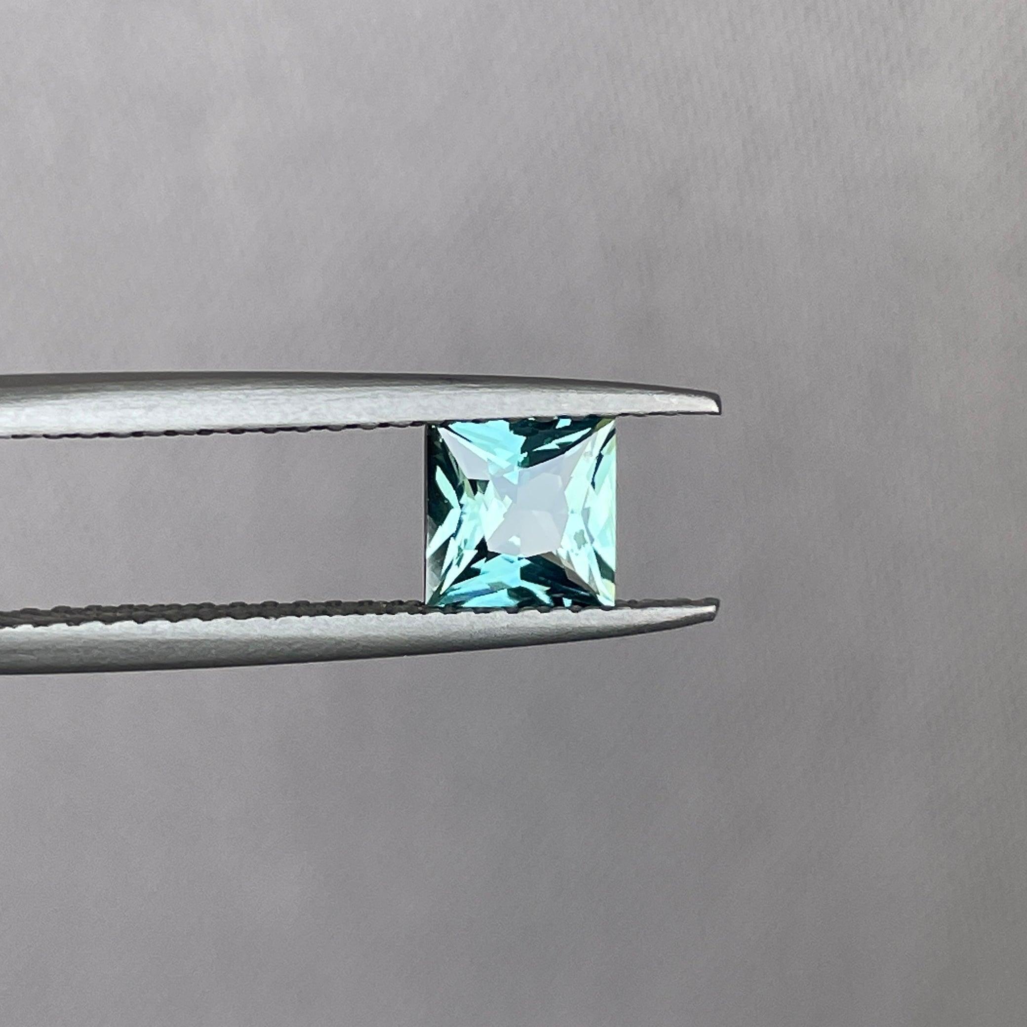 Teal Blue Green Sapphire 0.84 Ct, Natural Blue Green Sapphire Ring, Teal Sapphire Engagement Ring, bespoke Ring, For Custom ring Loose gem - NASHGEMS