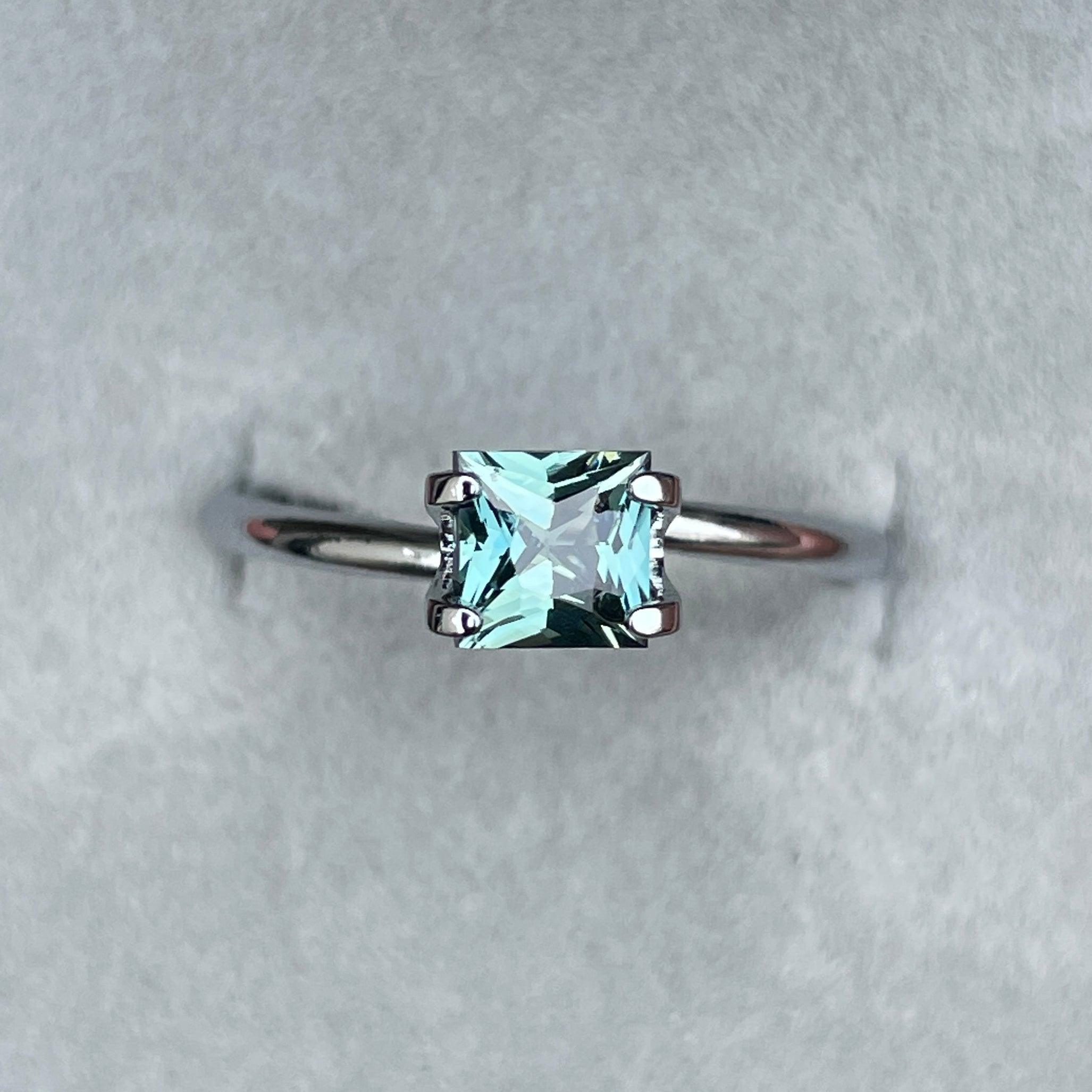 Teal Blue Green Sapphire 0.84 Ct, Natural Blue Green Sapphire Ring, Teal Sapphire Engagement Ring, bespoke Ring, For Custom ring Loose gem