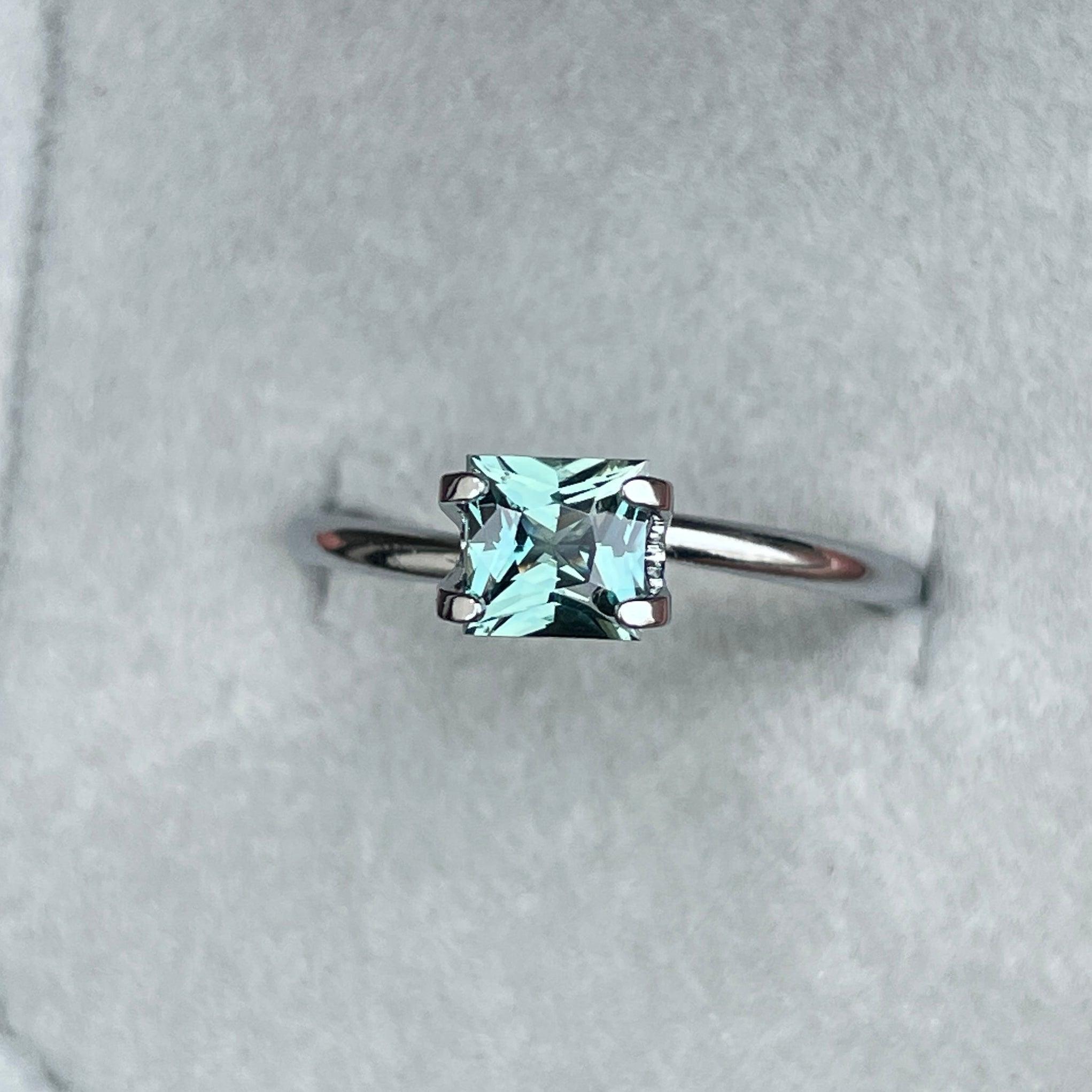 Teal Blue Green Sapphire 0.84 Ct, Natural Blue Green Sapphire Ring, Teal Sapphire Engagement Ring, bespoke Ring, For Custom ring Loose gem