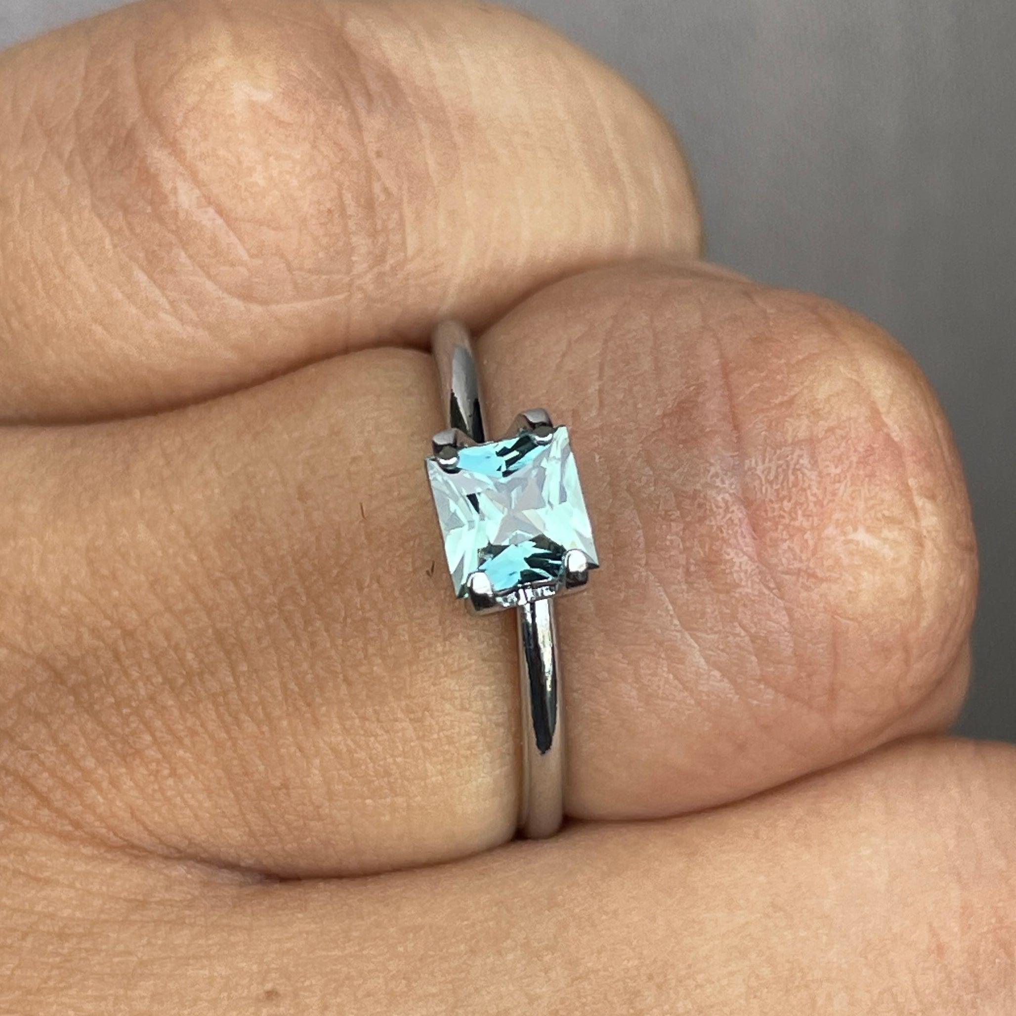 Teal Blue Green Sapphire 0.84 Ct, Natural Blue Green Sapphire Ring, Teal Sapphire Engagement Ring, bespoke Ring, For Custom ring Loose gem - NASHGEMS