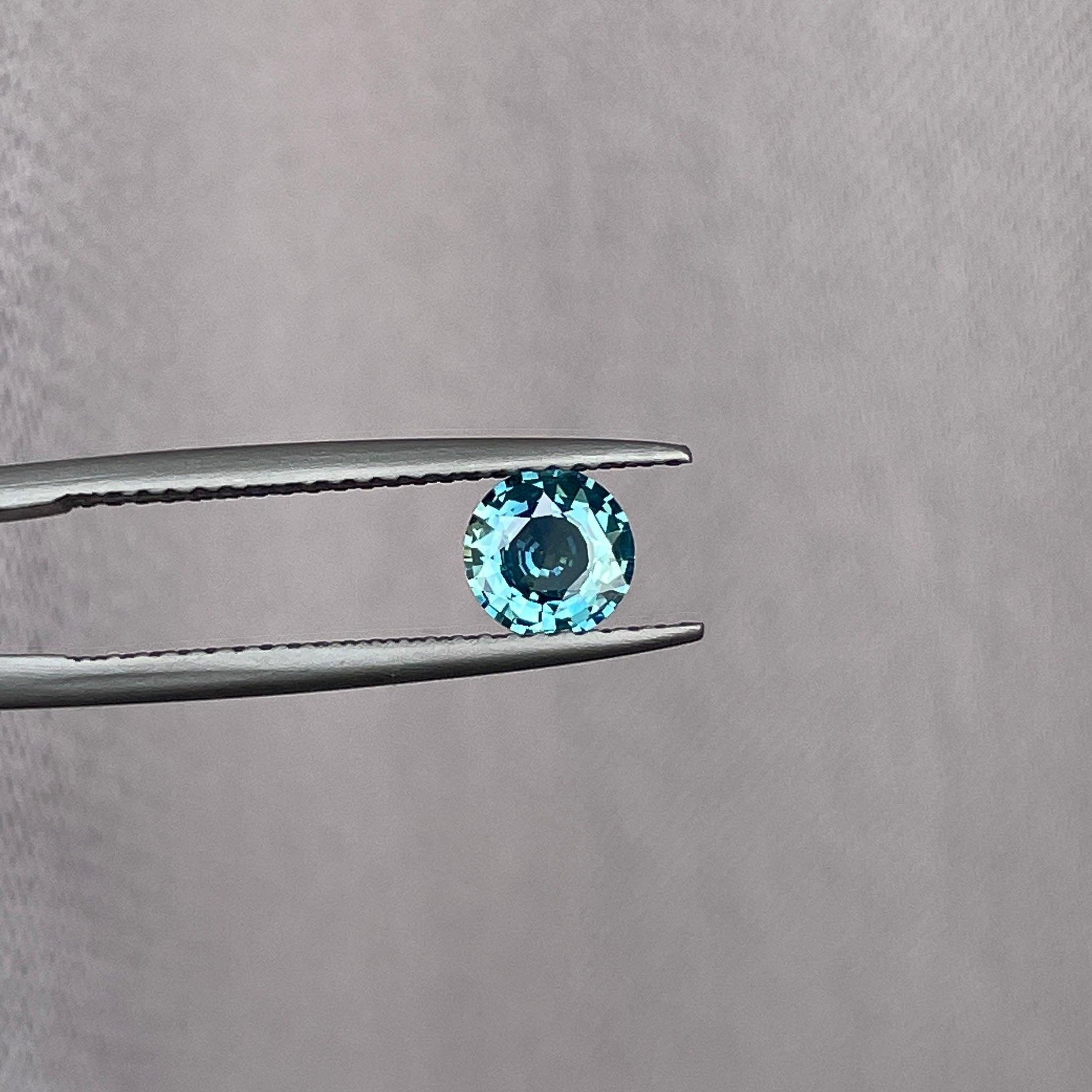 Natural Teal Sapphire