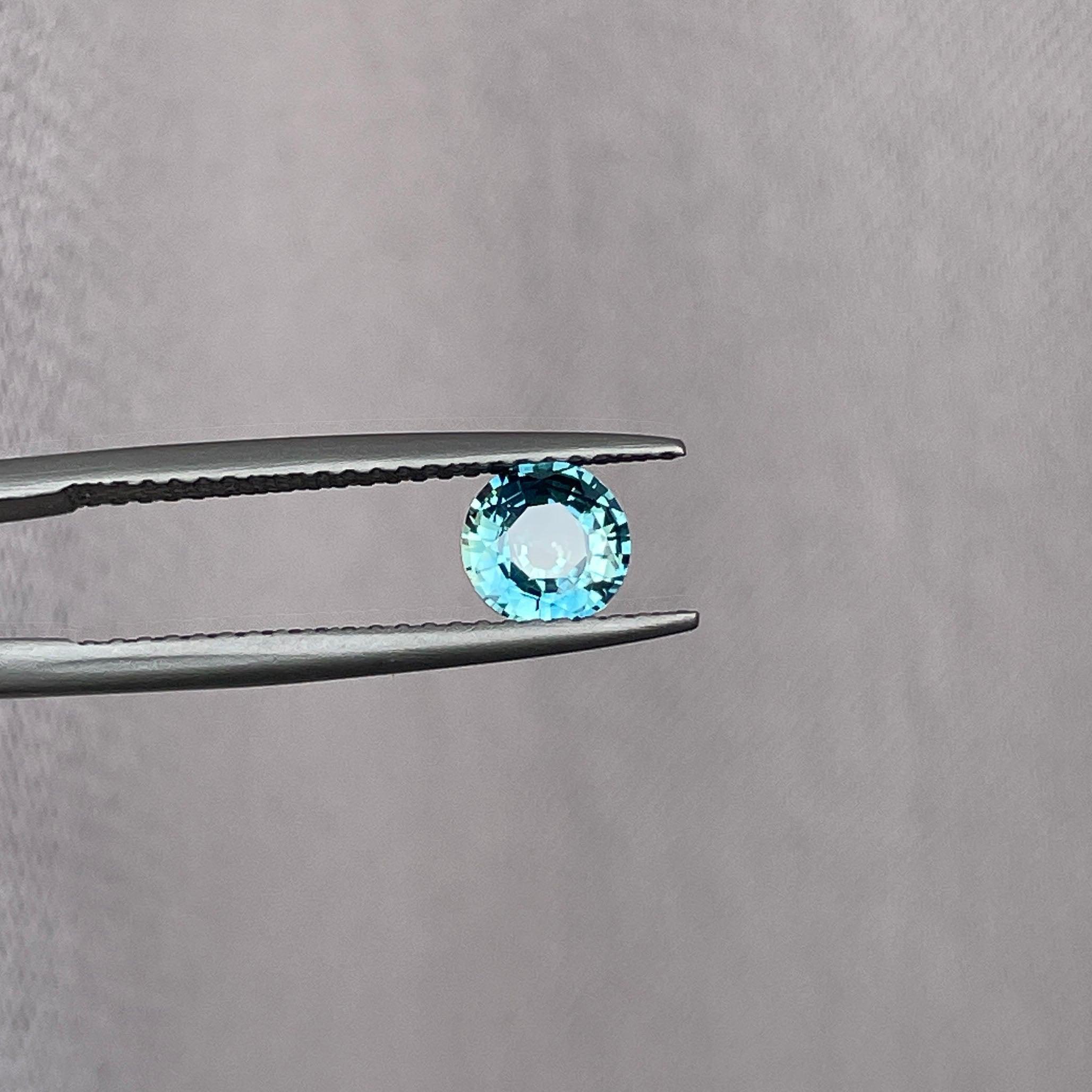 Natural Teal Sapphire