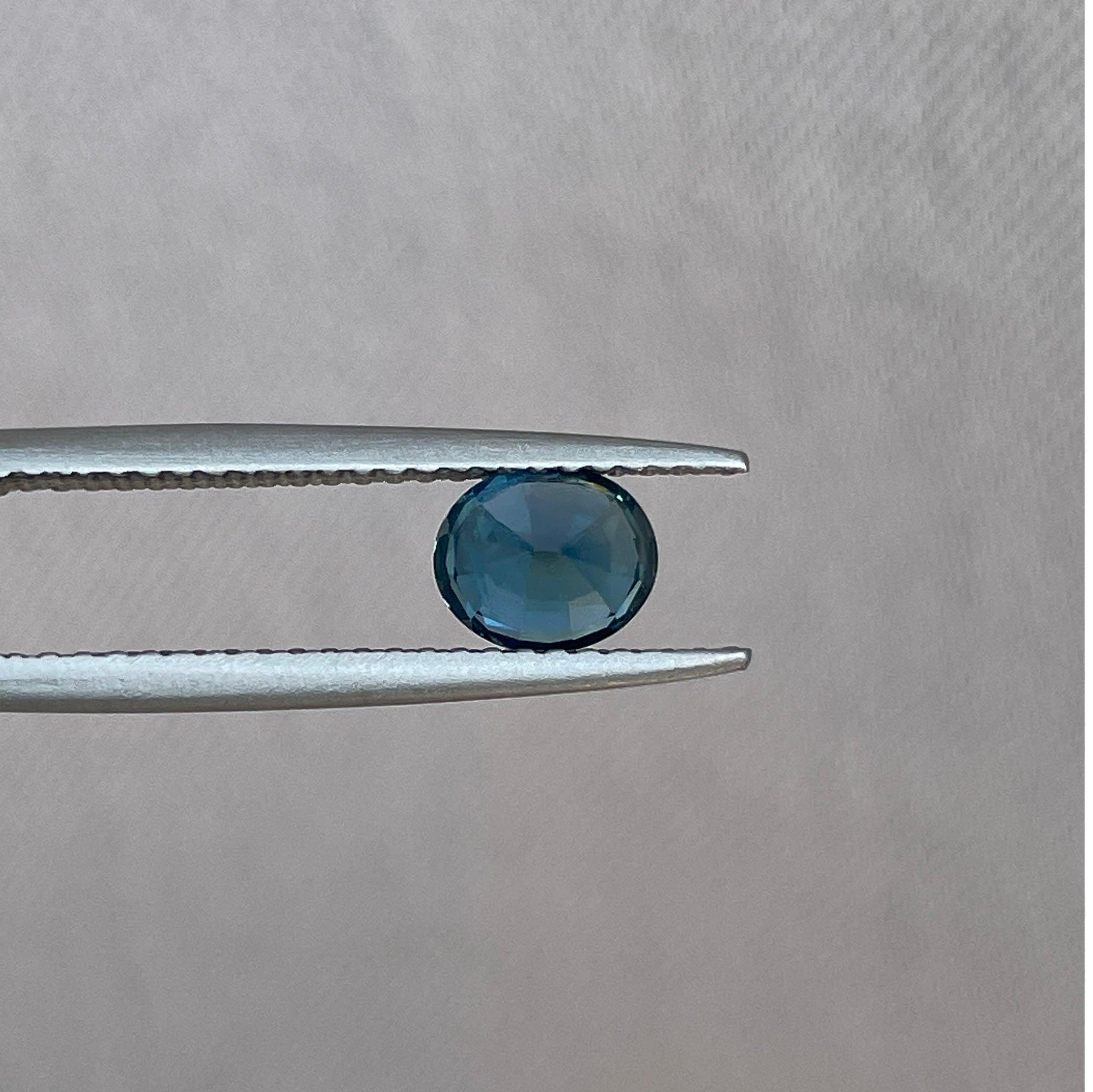 1.03 Carat Natural Teal Sapphire