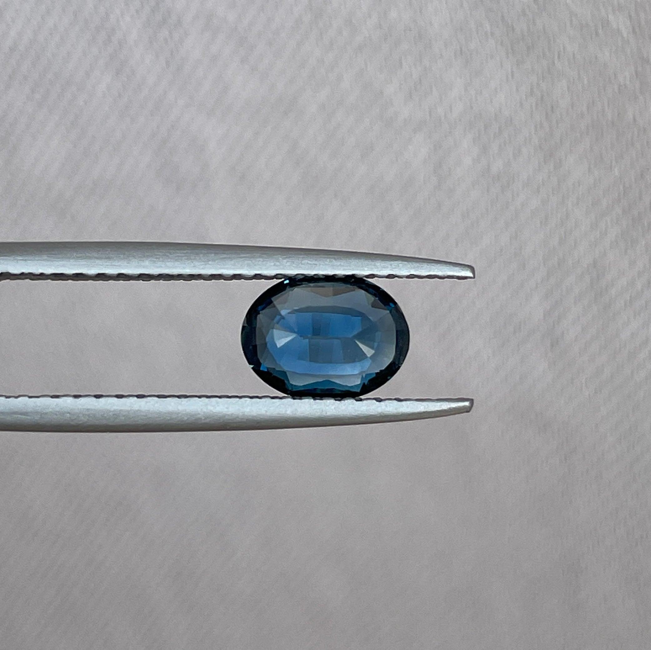 This 1.03 crt teal Sapphire is well cut to bring out the best colour and lustre, and has a perfect colour blend. - NASHGEMS