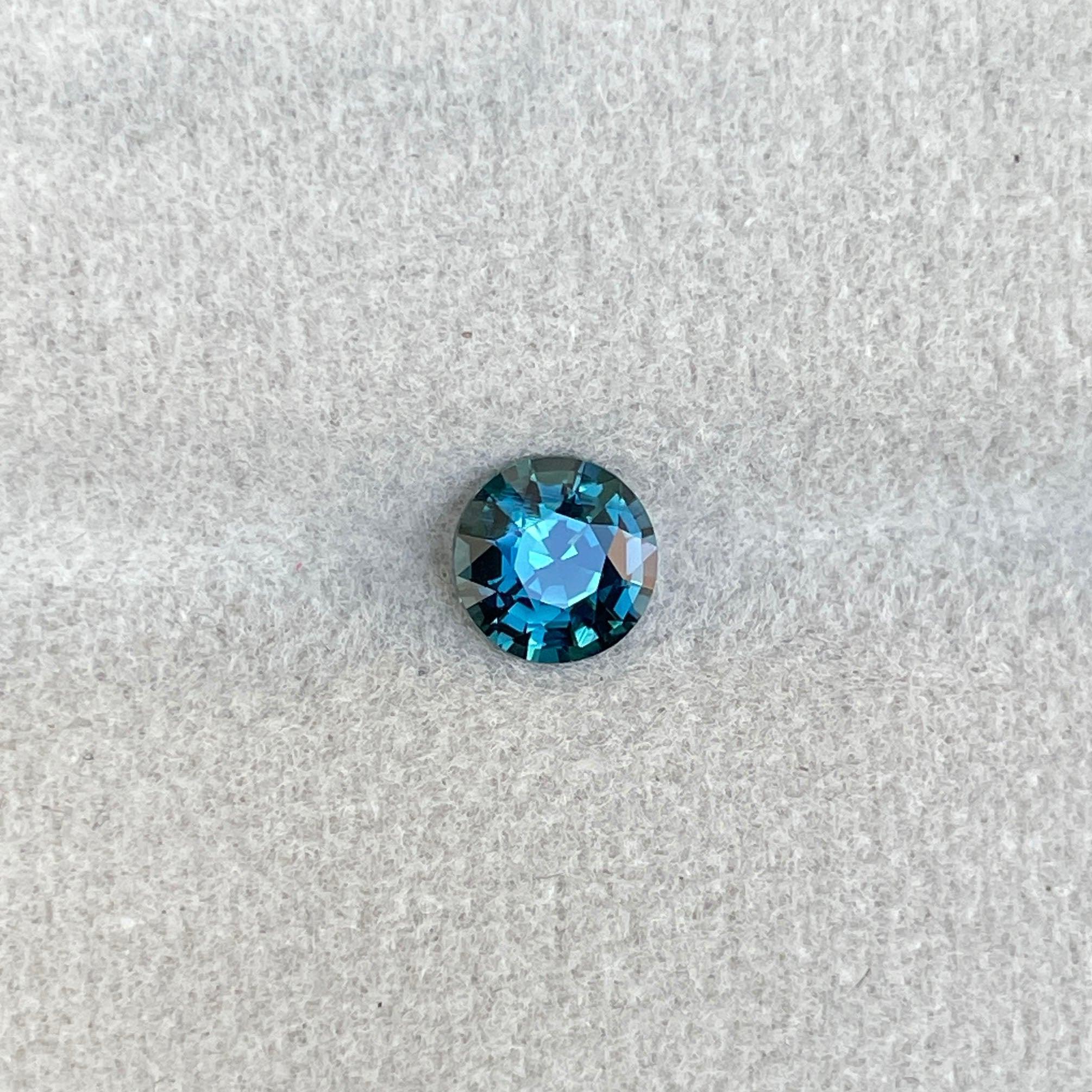 Teal sapphire stone, 1.03 crt. Jacksonville Jaguars Natural teal sapphire. ethically sourced Gemstone for jewelry Making - NASHGEMS