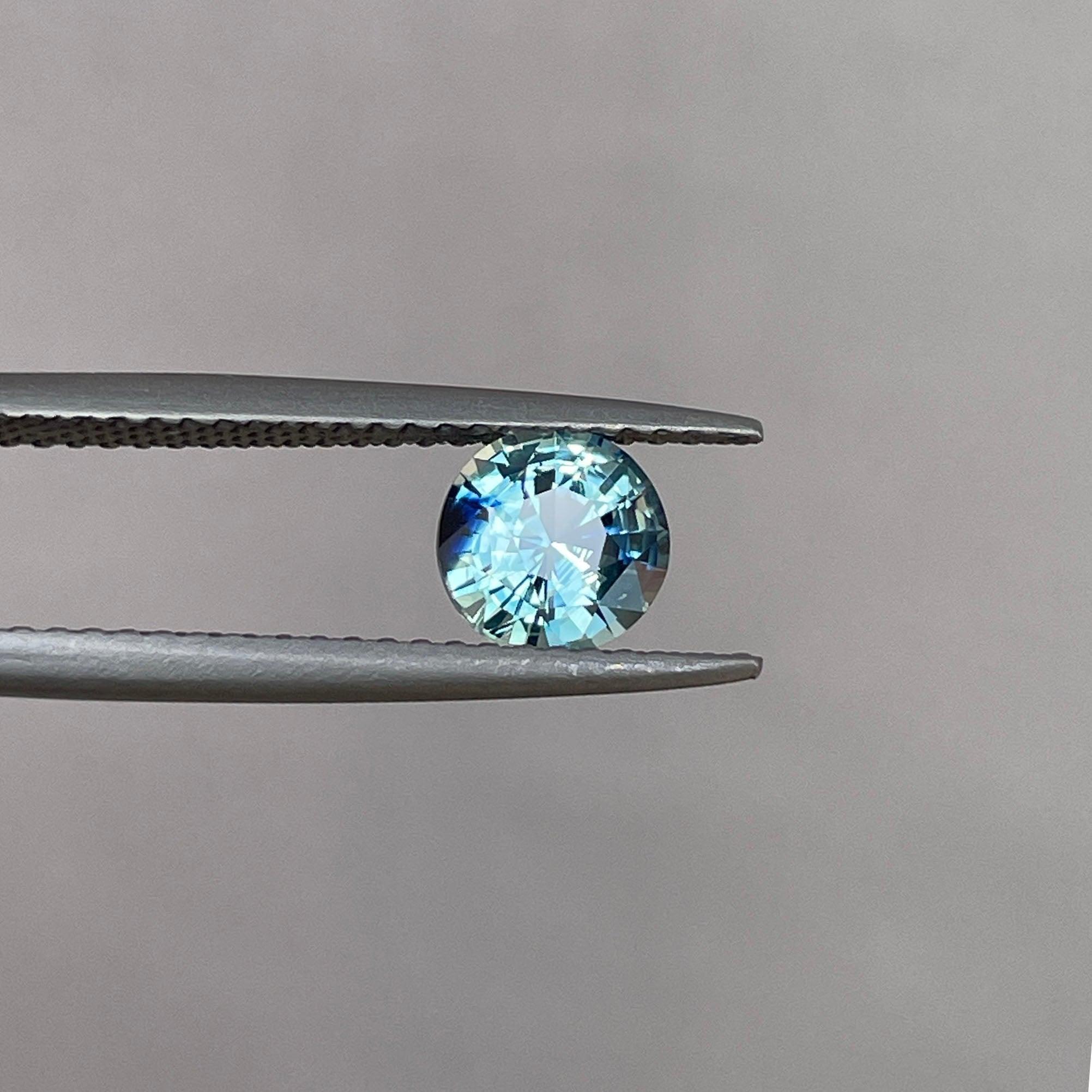 Teal sapphire stone, Seattle teal sapphire 1.02 crt.