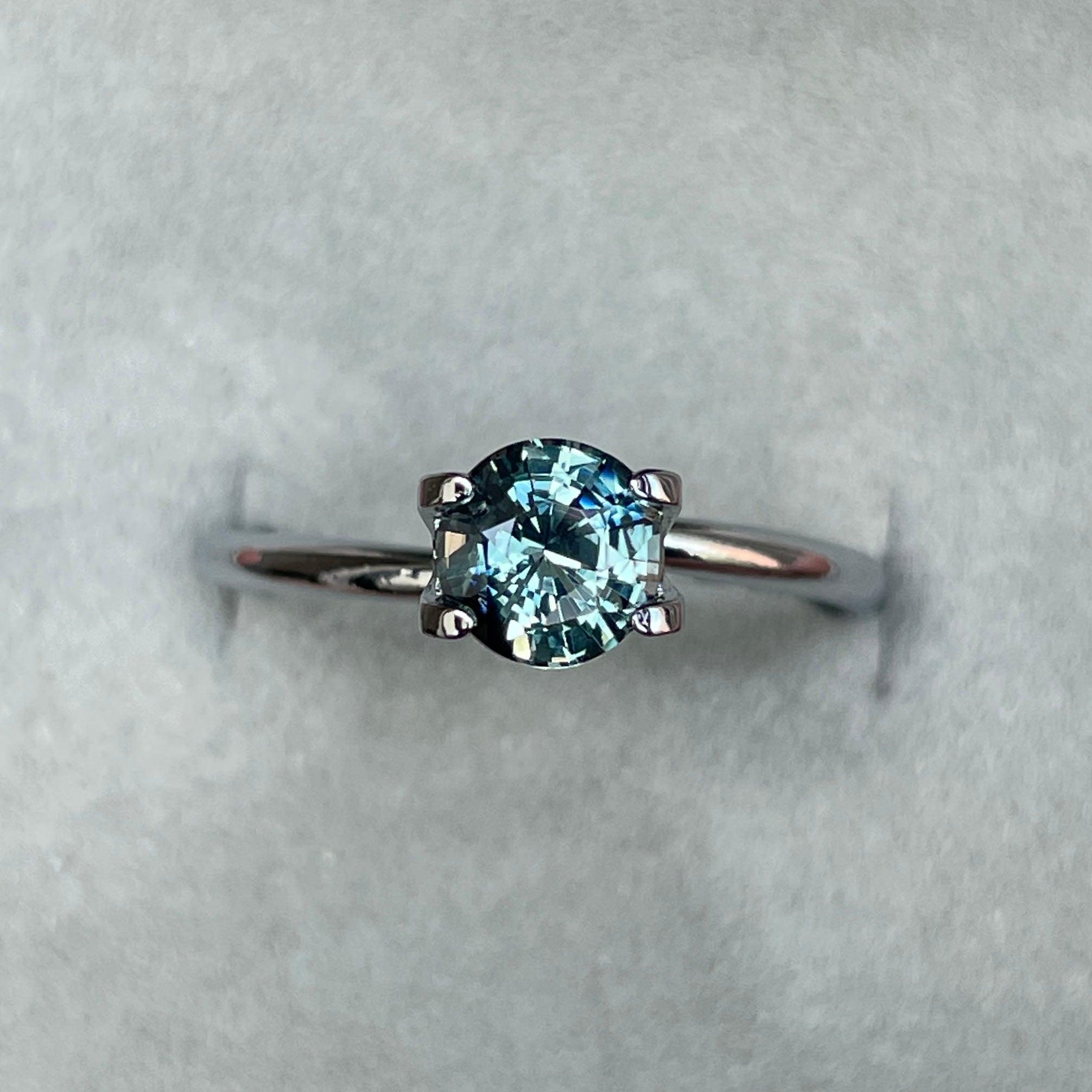 Teal sapphire stone, Seattle teal sapphire 1.02 crt.