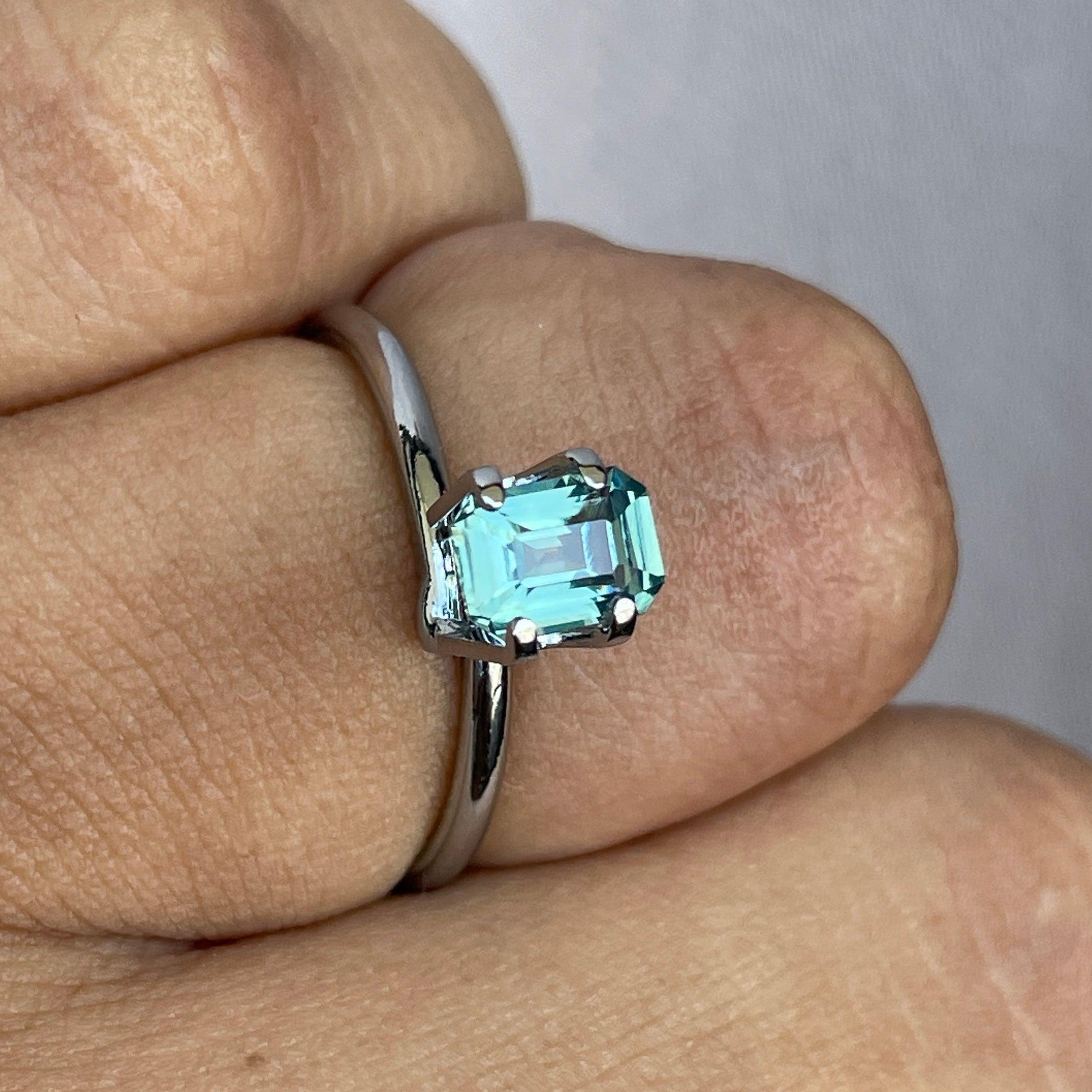 Teal Blue Natural Sapphire