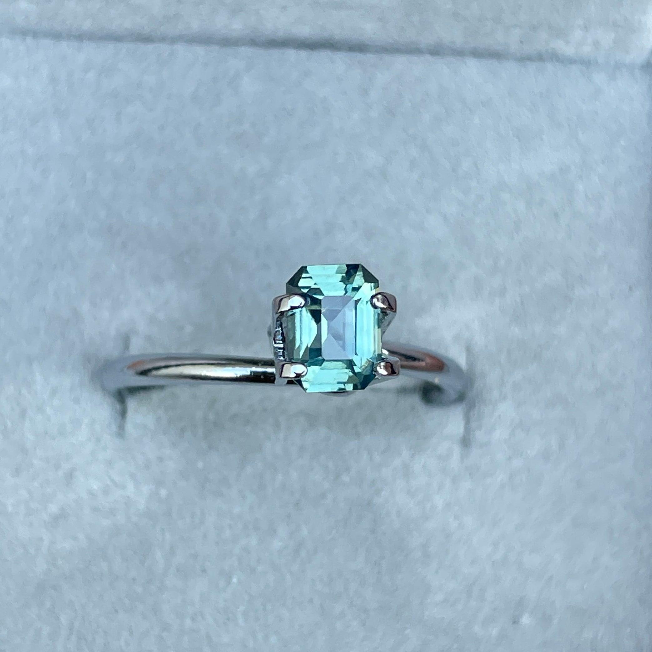 Teal Blue Natural Sapphire