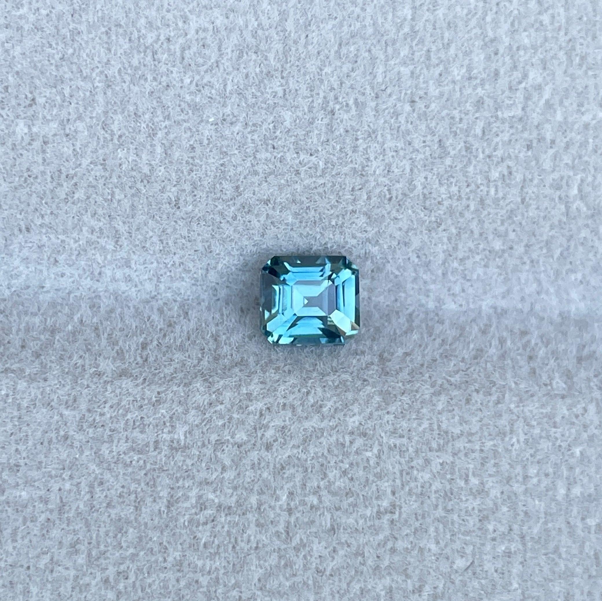 Neon Blue Sapphire Ring