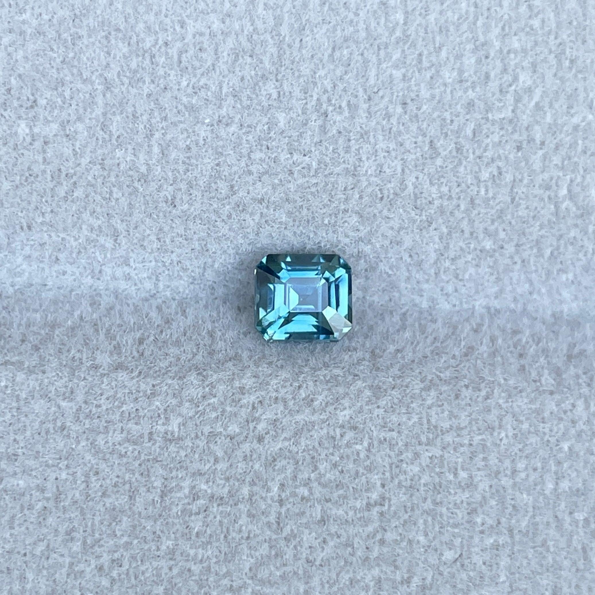 Neon Blue Sapphire Ring
