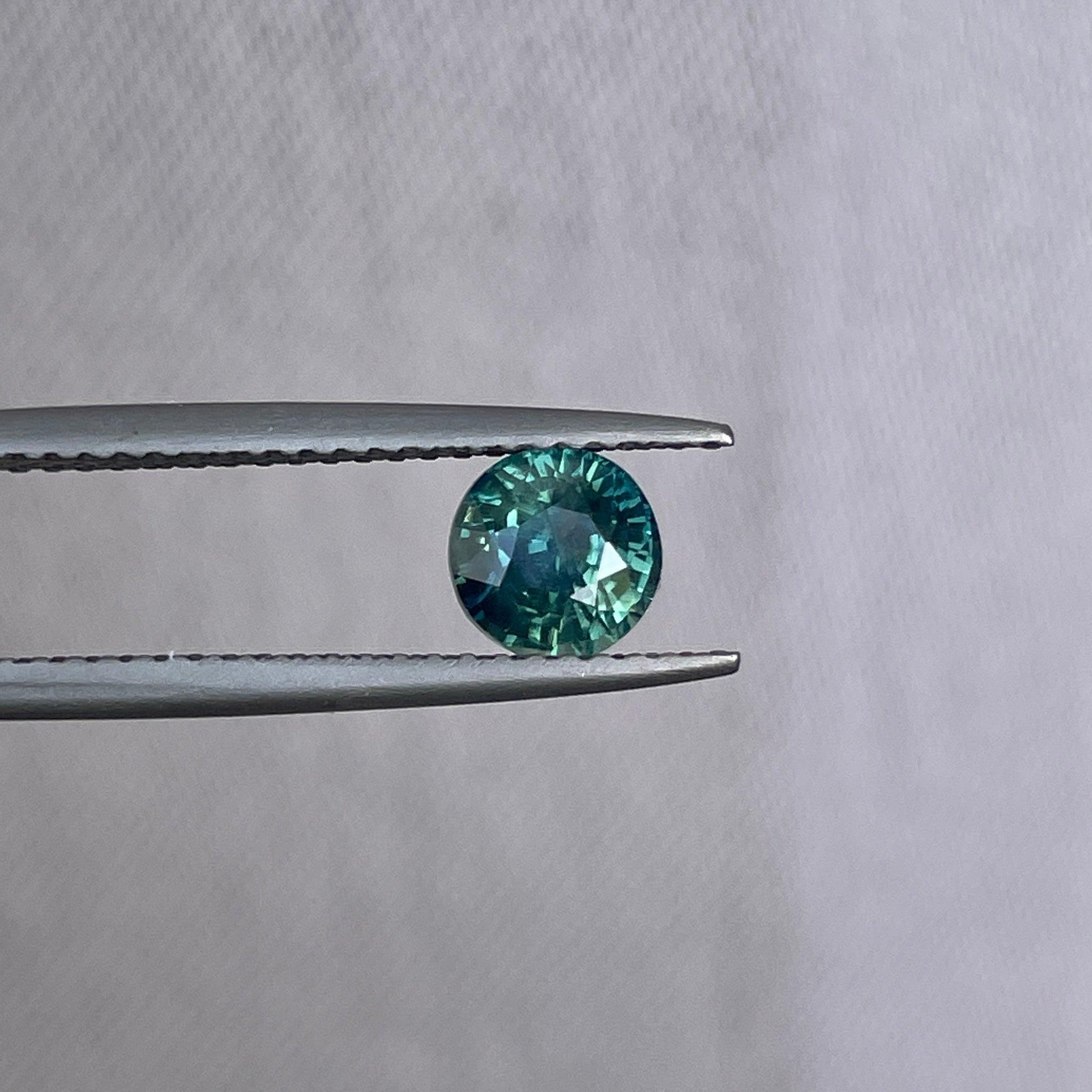 Deep Teal-Green Sapphire