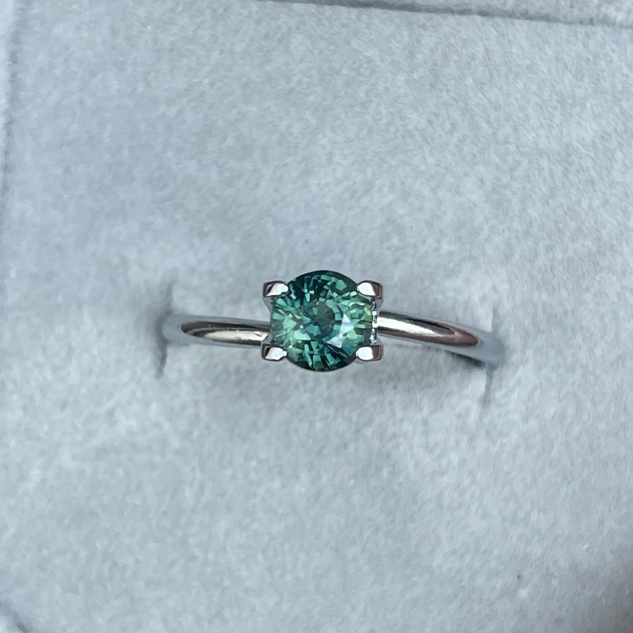 Deep Teal-Green Sapphire
