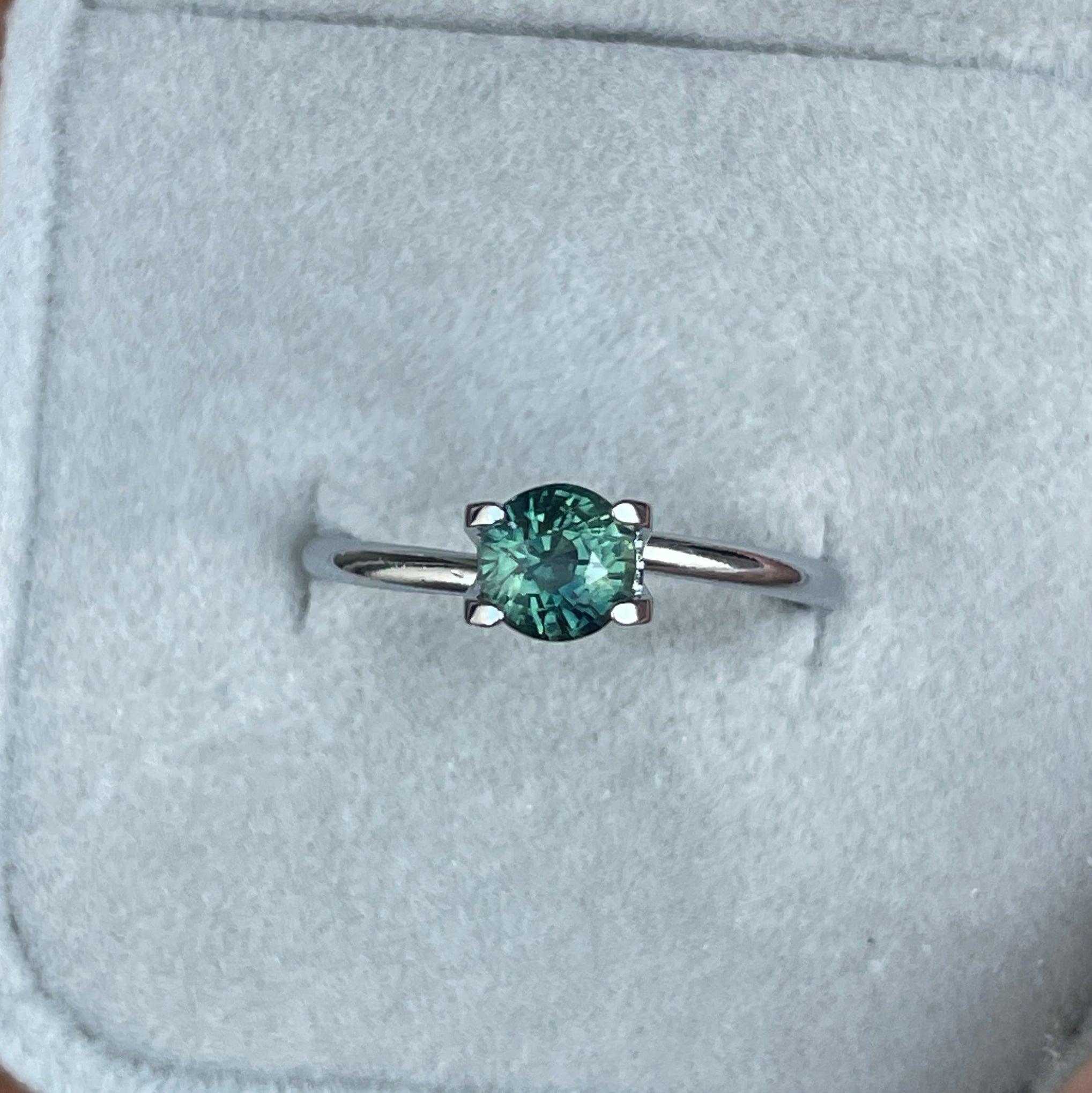 Deep Teal-Green Sapphire