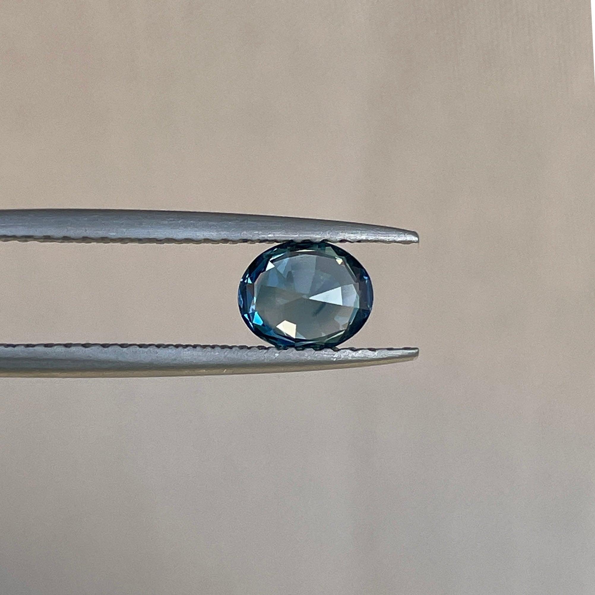 Teal sapphire stone, porto, portugal sapphire 1.08 crt teal sapphire. Earth mined sapphire - NASHGEMS