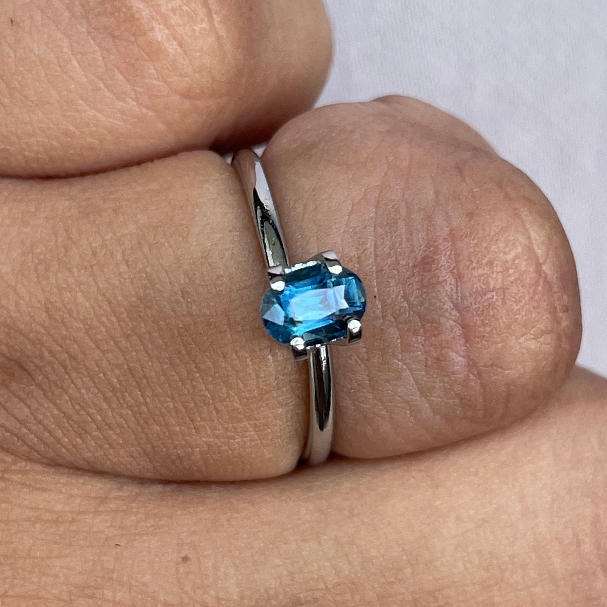 Natural Green Sapphire | Loose |0.83crt | Unset | heated | SAPPHIRE | Gift Idea | Engagement Ring | Sapphire Ring - NASHGEMS