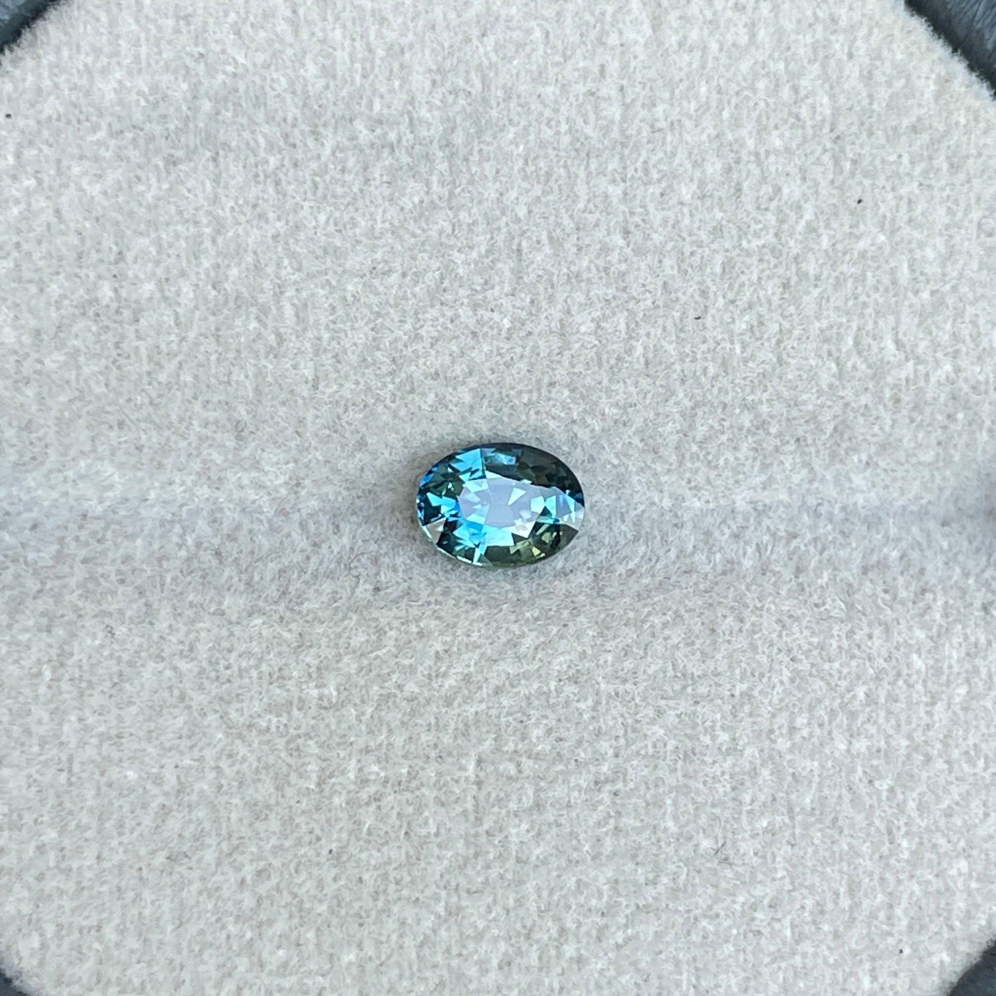 Teal sapphire, 0.81 crt blue lagoon Natural teal sapphire/ Montana sapphire/ sapphire ring/ jewellery supplies