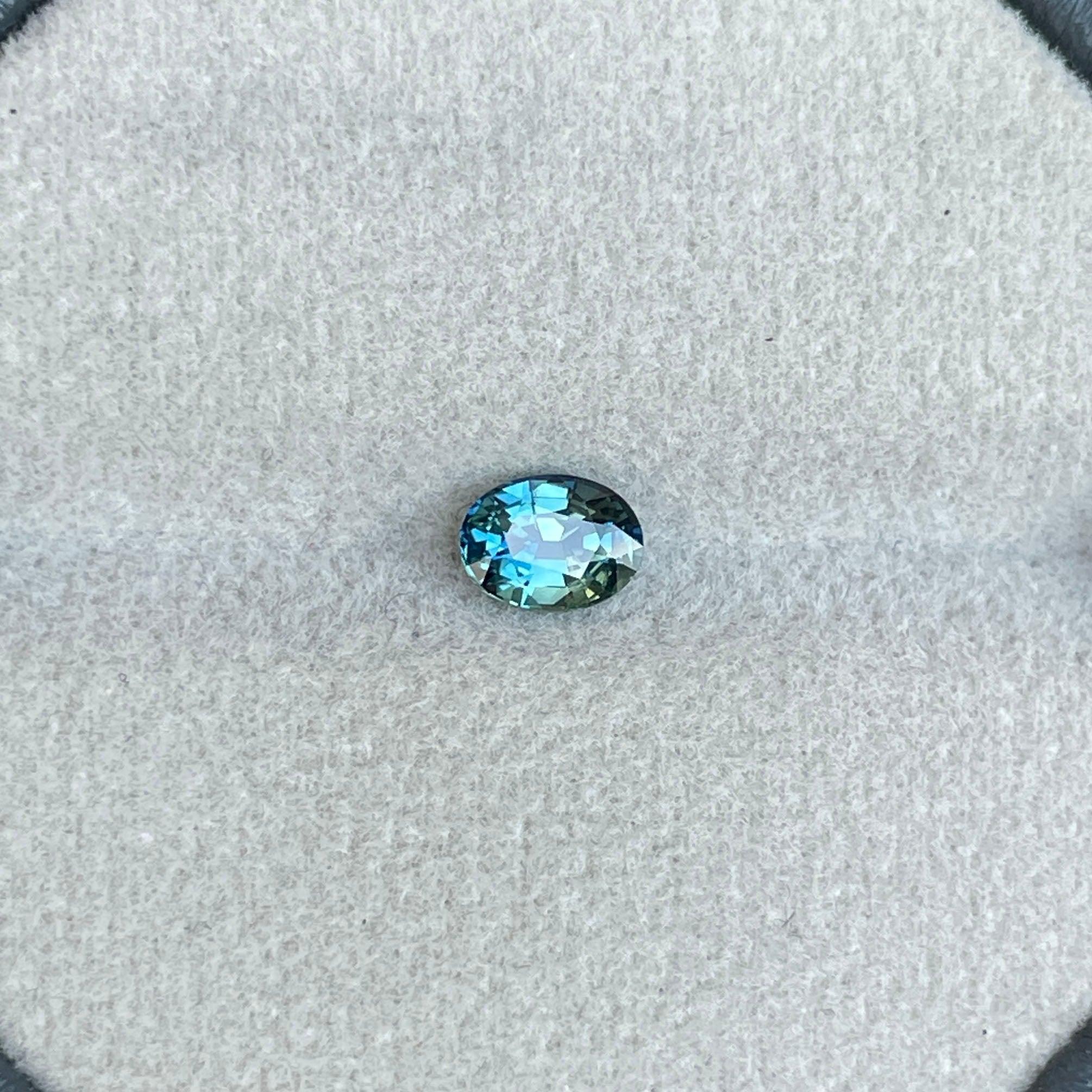 Teal sapphire, 0.81 crt blue lagoon Natural teal sapphire/ Montana sapphire/ sapphire ring/ jewellery supplies - NASHGEMS