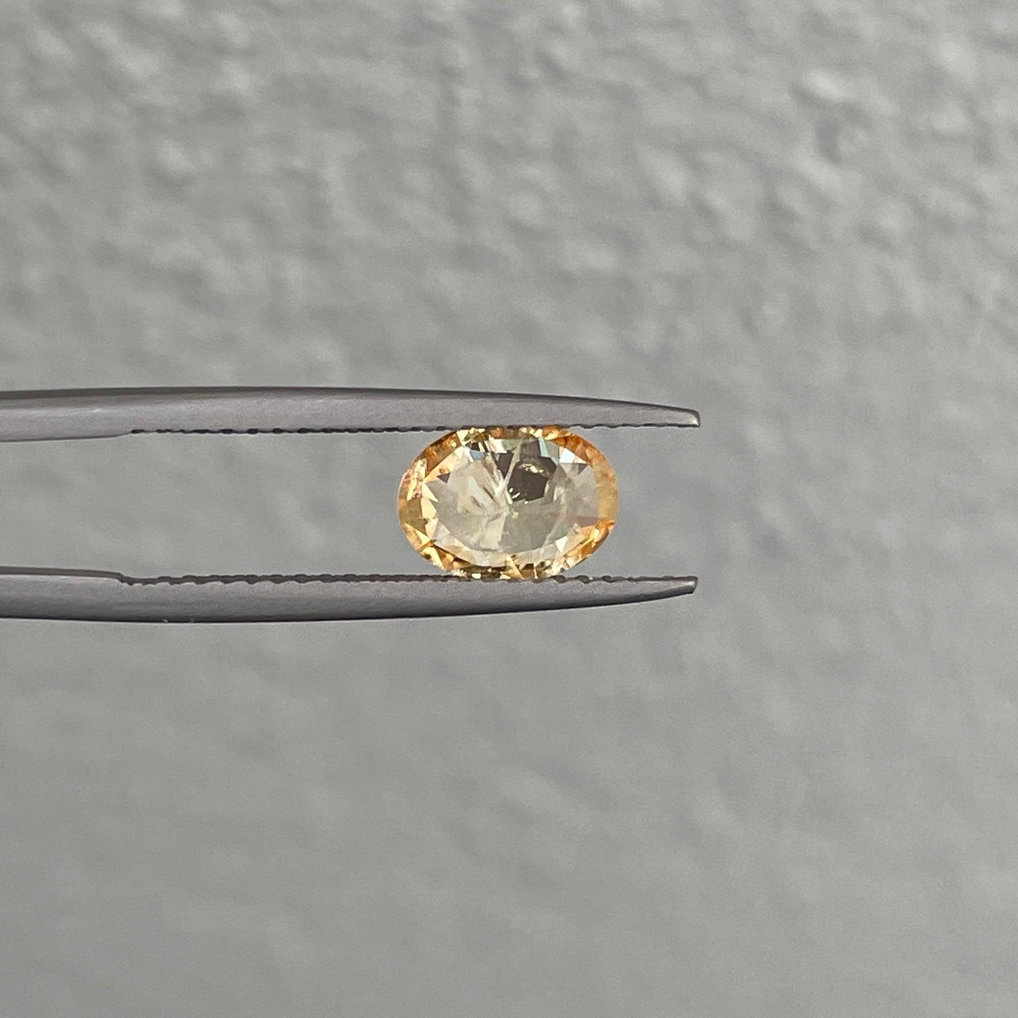 This 1.17 carat yellow Sapphire is well cut to bring out the best colour and lustre, and has a perfect colour blend. - NASHGEMS