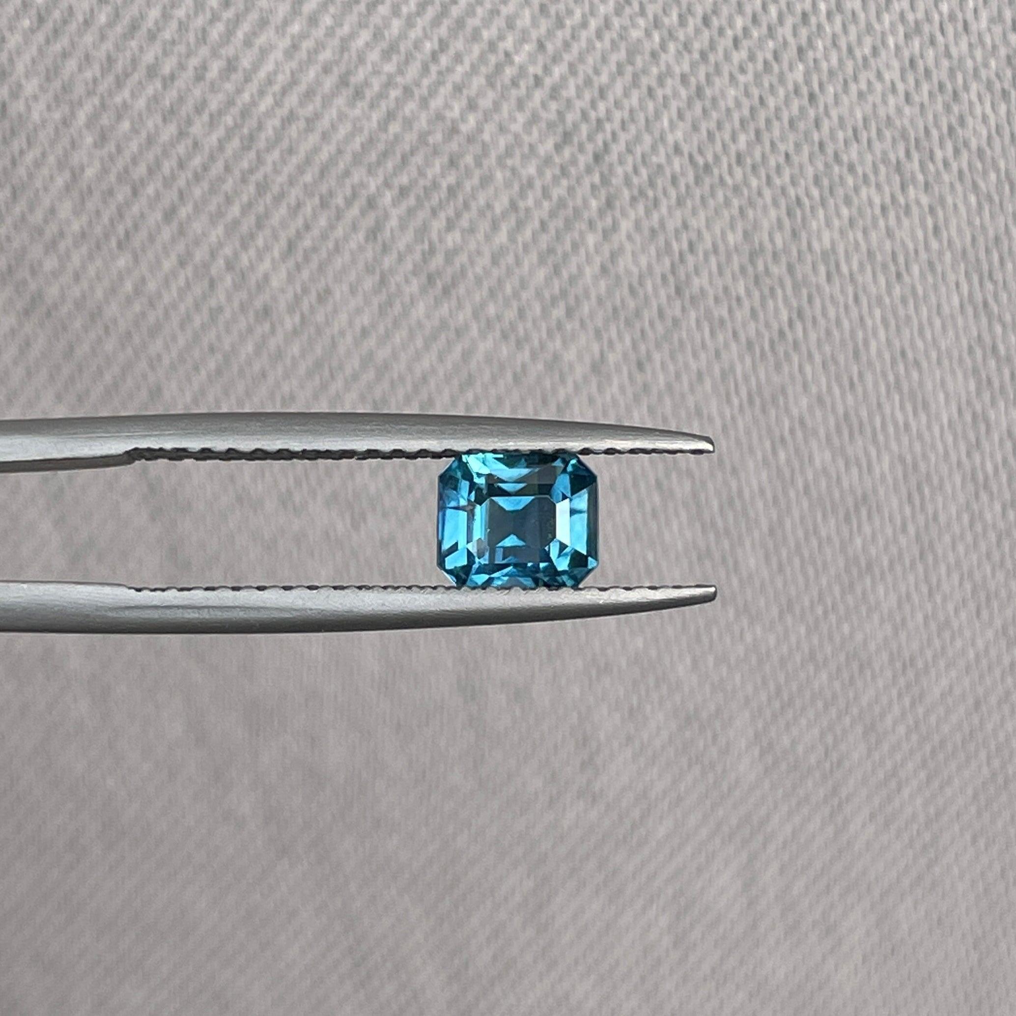 bluish green sapphire precious stone