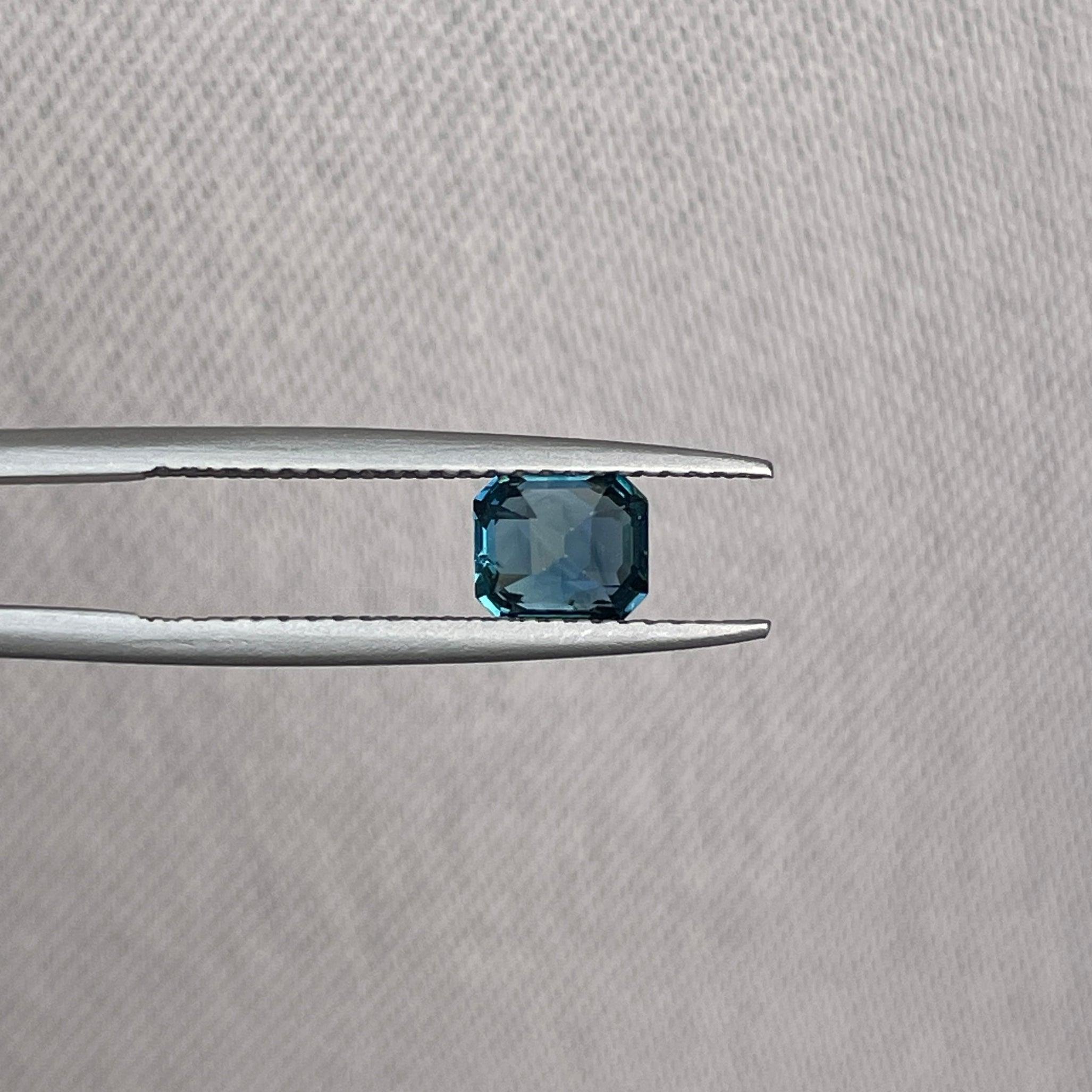 bluish green sapphire precious stone