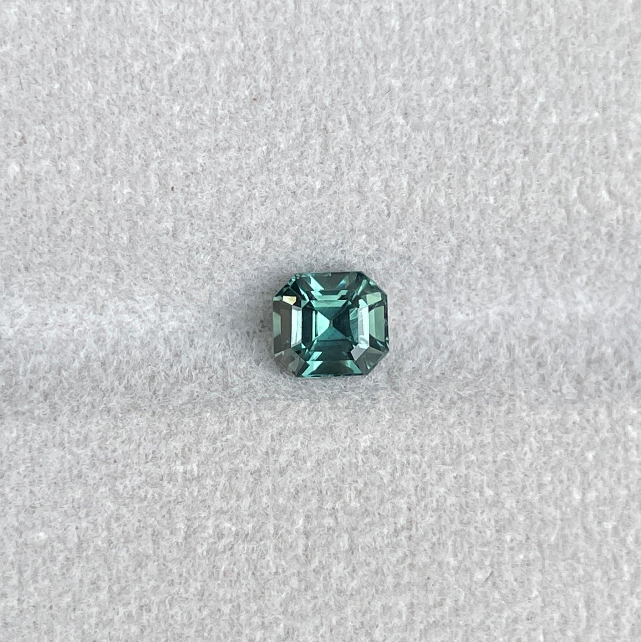 natural green sapphire gemstone