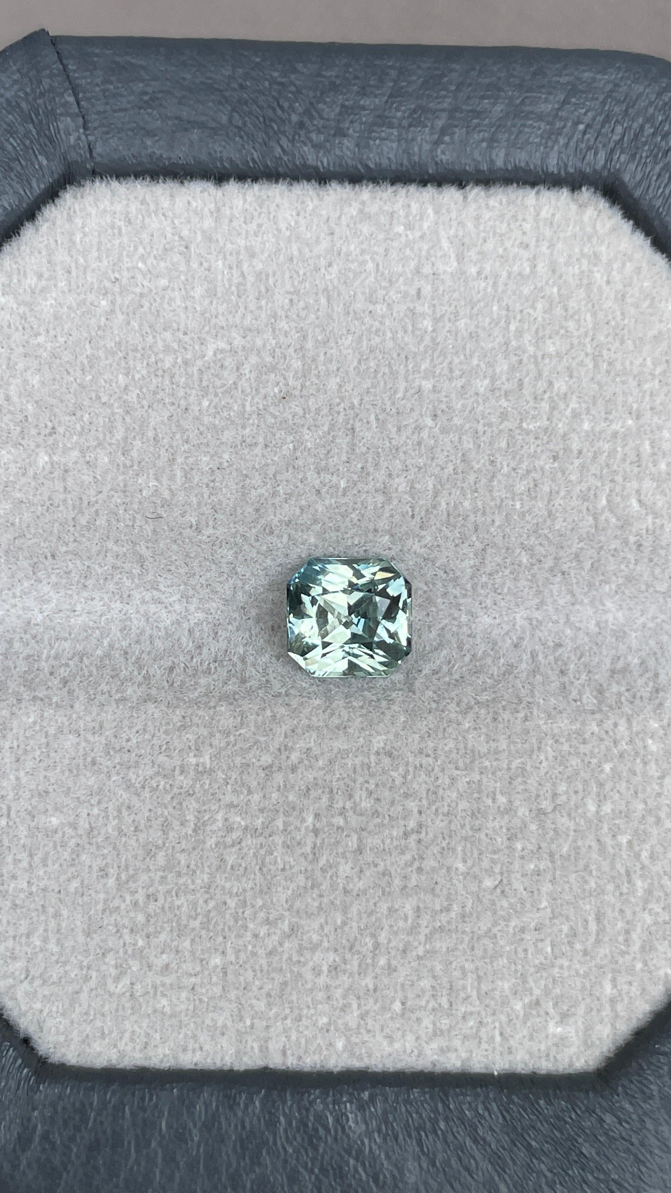 1.29-Carat Light Mint Green Sapphire (Heated)