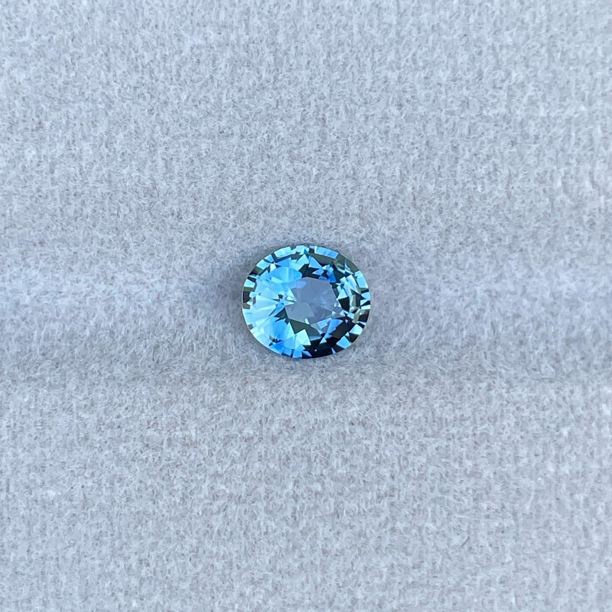 Teal Sapphire 1.09 Ct, Natural Teal Sapphire Ring