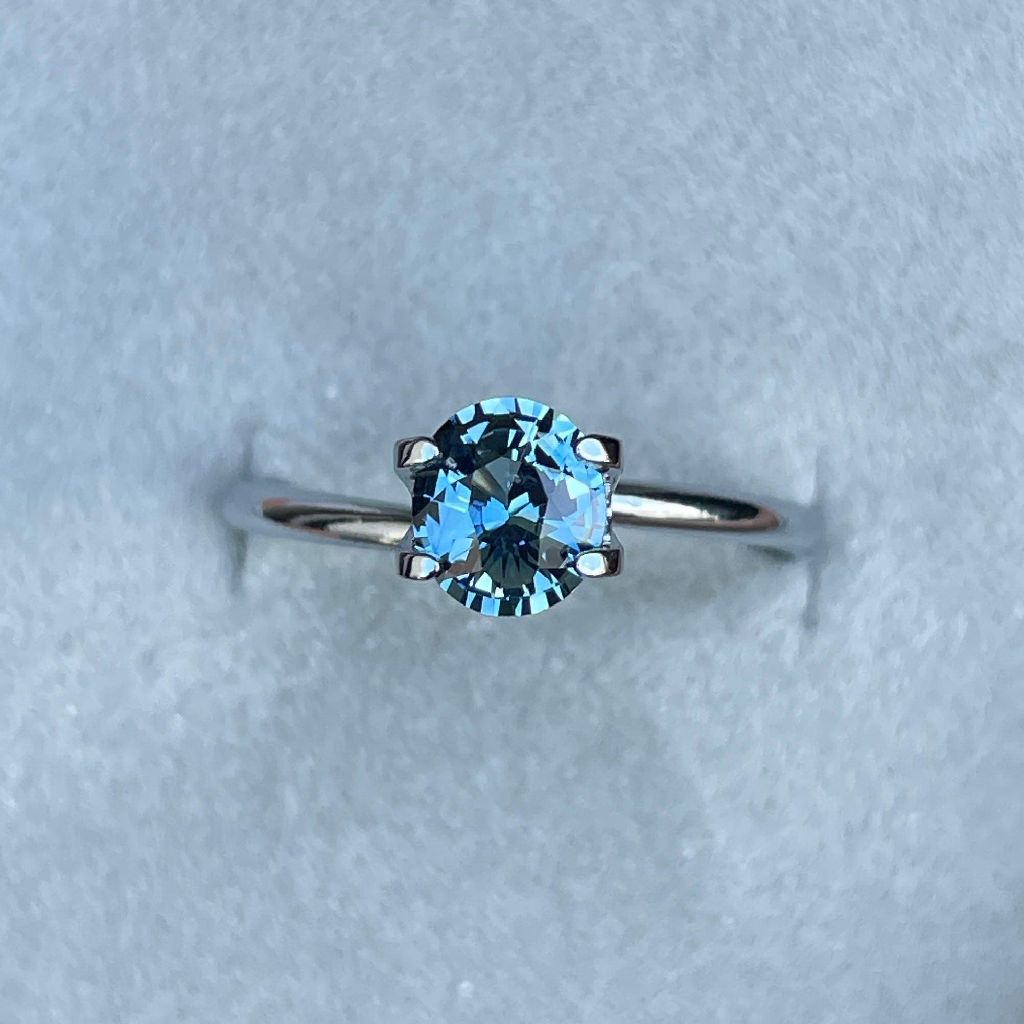Teal Sapphire 1.09 Ct, Natural Teal Sapphire Ring, Teal xx Sapphire Engagement Ring, bespoke Ring, For Custom ring Loose gem - NASHGEMS