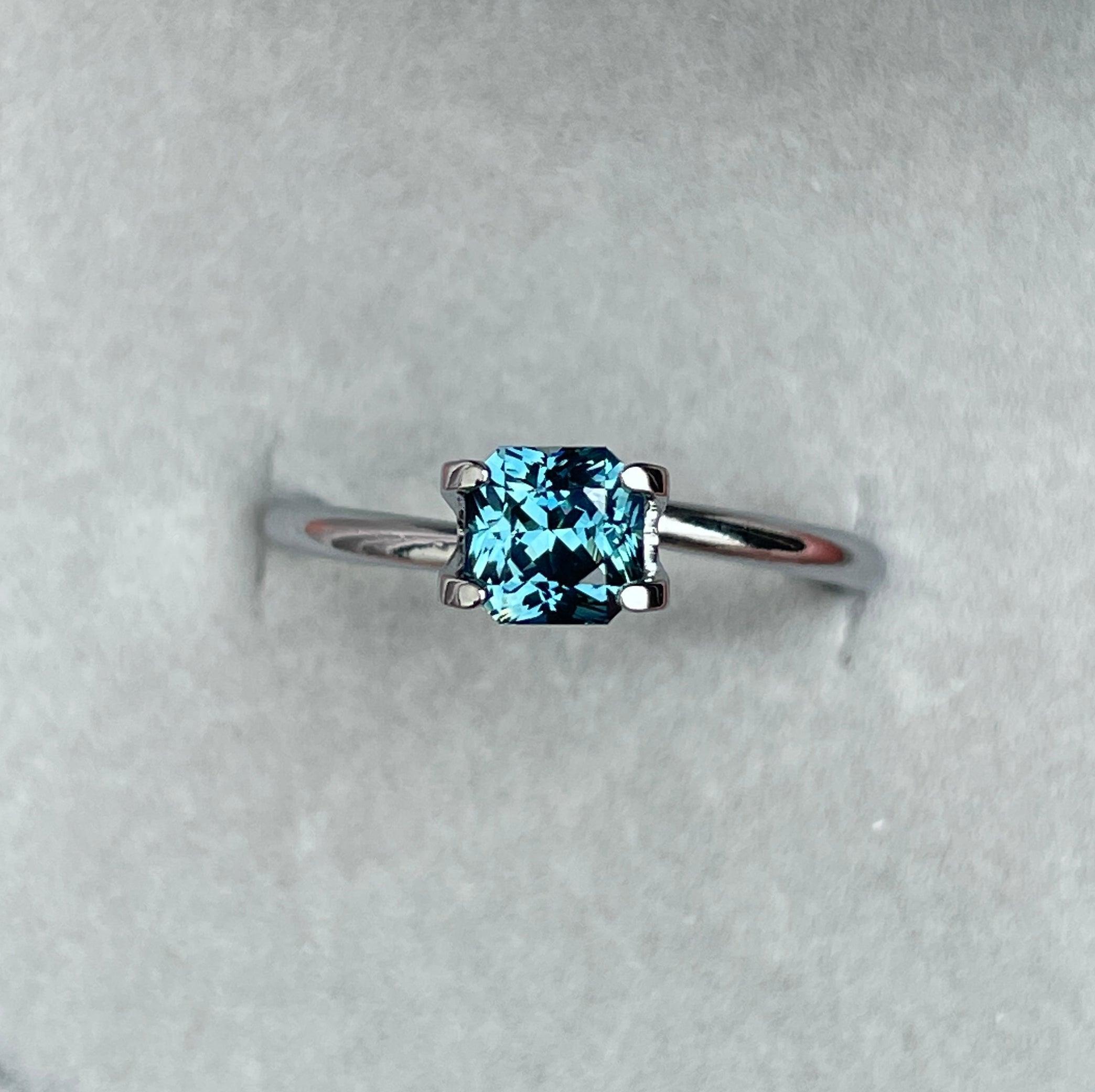 1.14 Carat Teal Sapphire