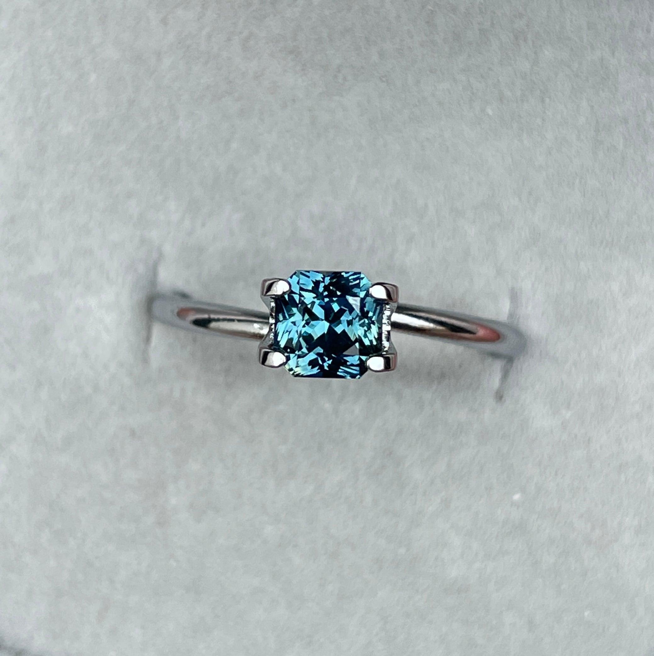 1.14 Carat Teal Sapphire