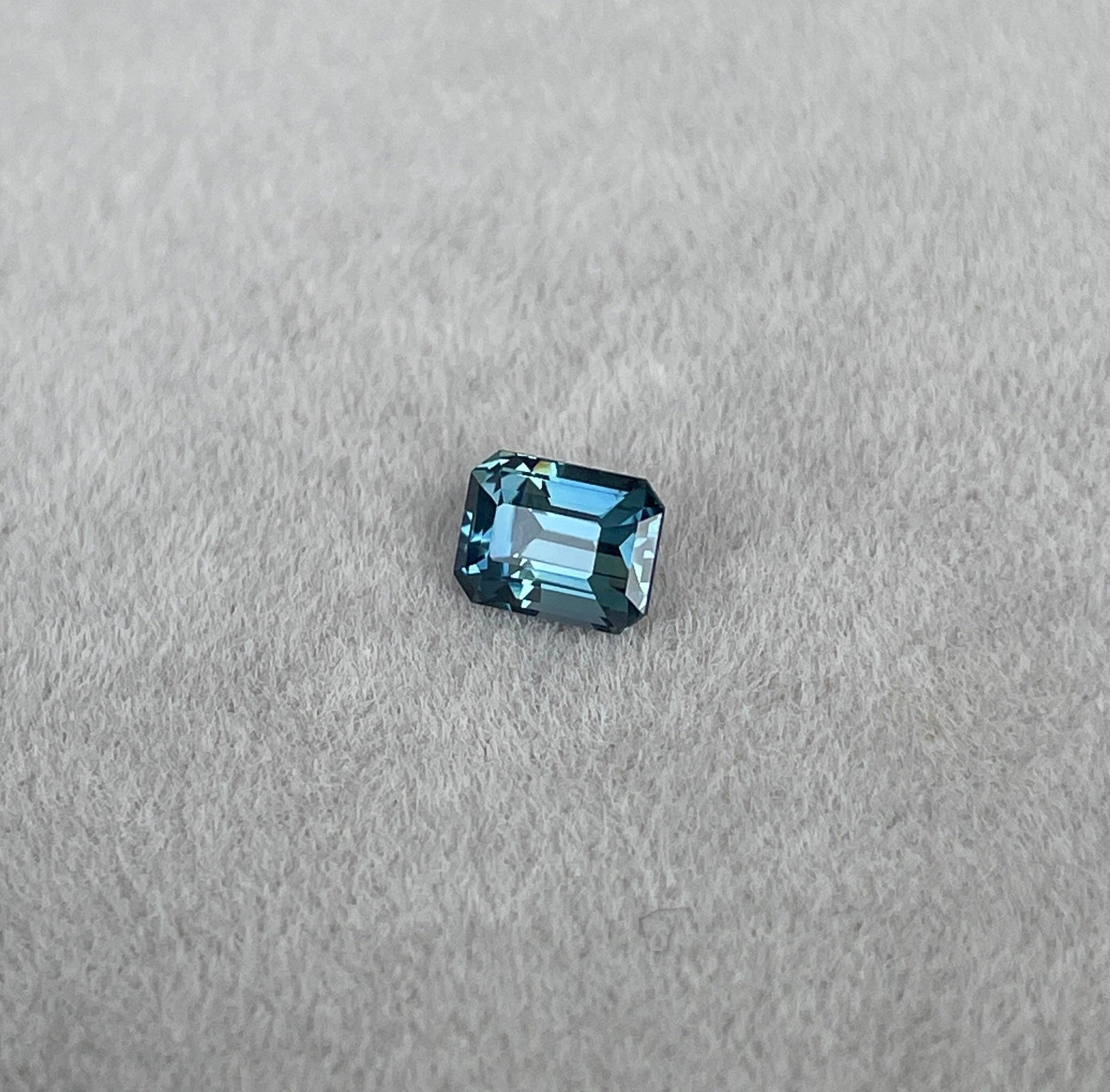 Teal sapphire stone Emerald teal sapphire, top color teal sapphire Bluish green teal sapphire 1.15 ct teal sapphire Natural teal sapphire