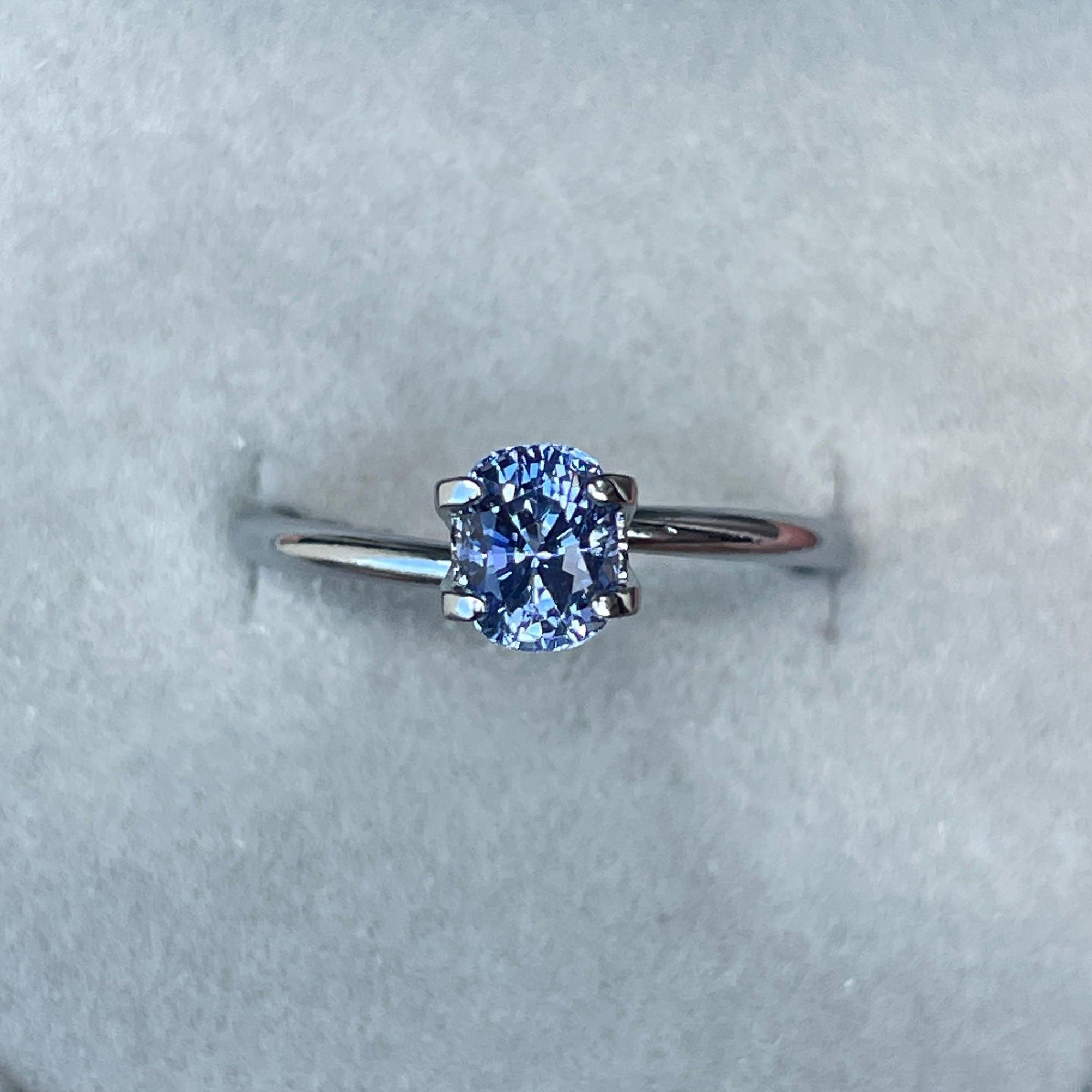 light blue colored gemstones