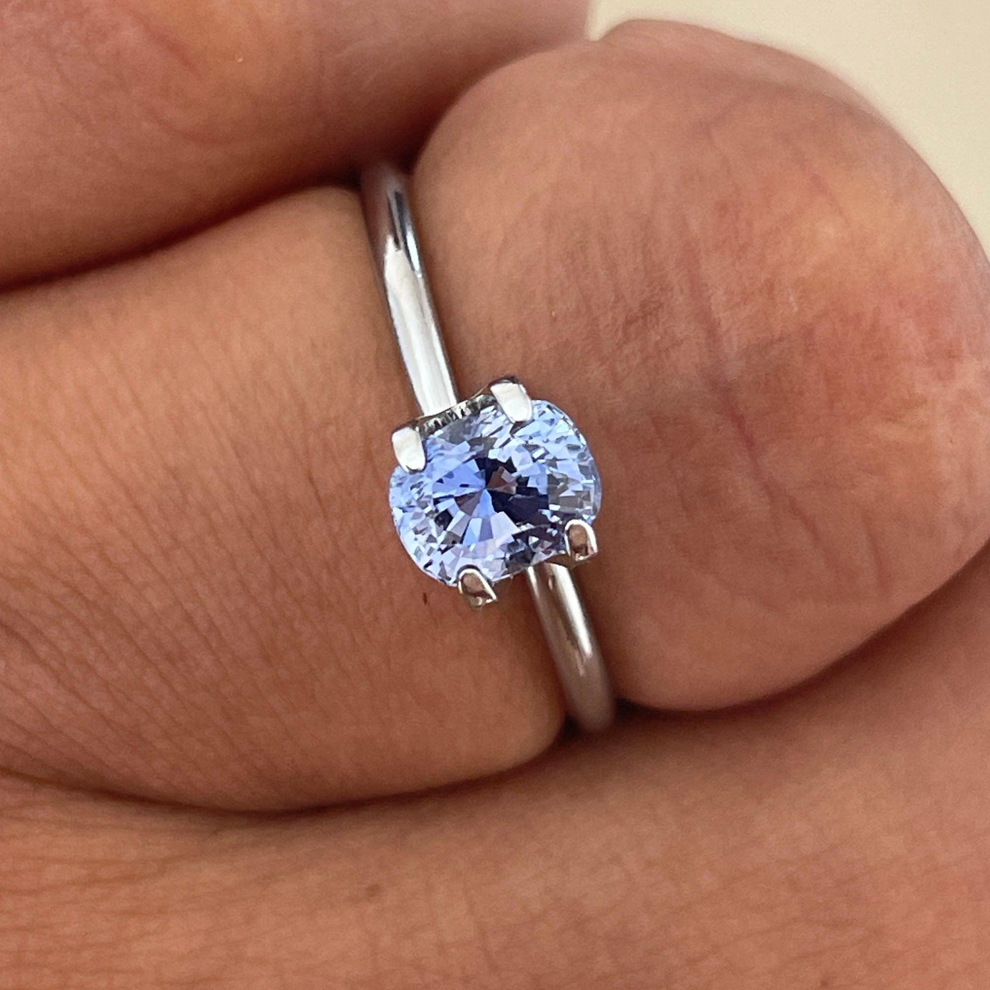 light blue colored gemstones