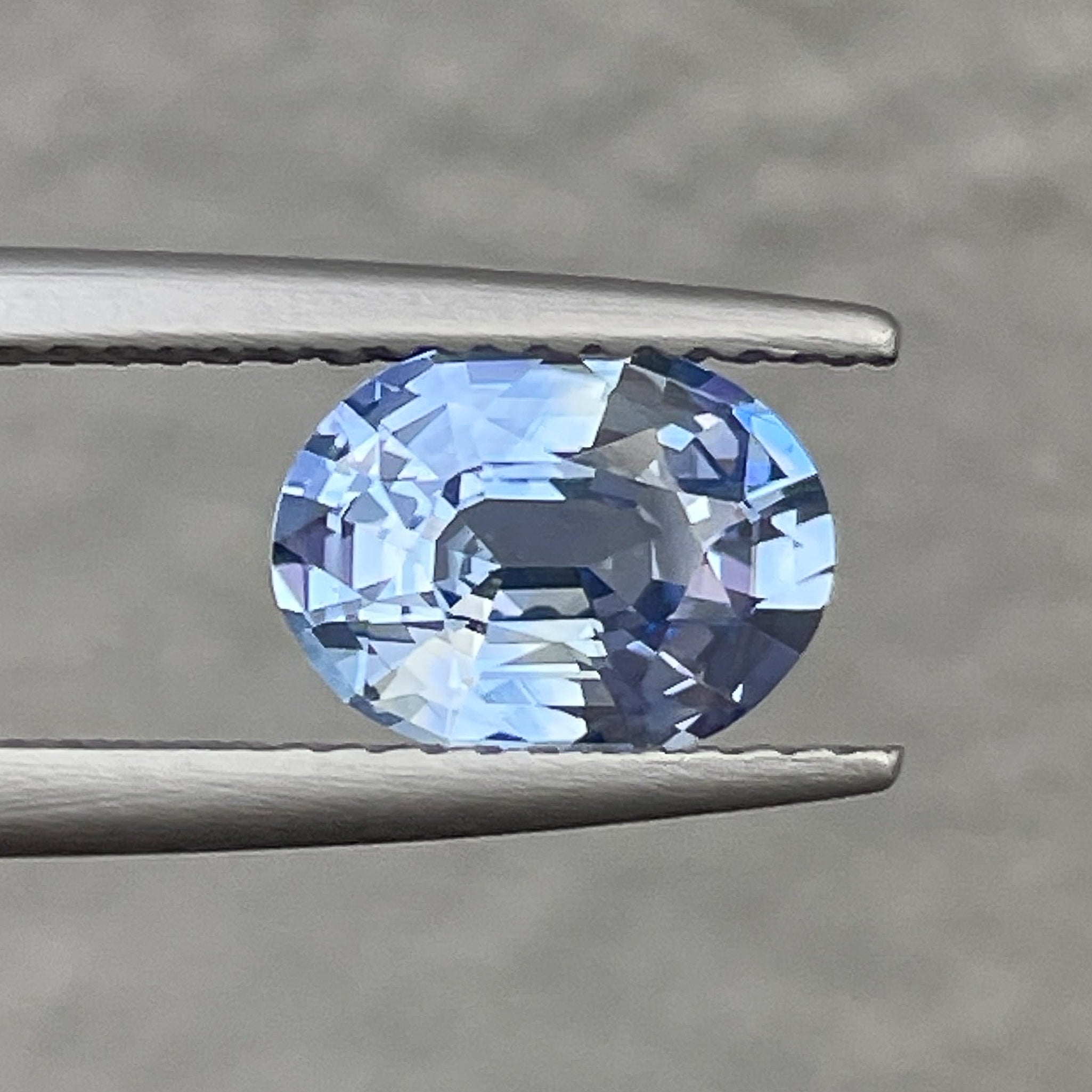 Natural Ceylon blue sapphire loose gemstone, oval cut, 2.06 carats, no heat, VVS clarity, ideal for engagement rings.