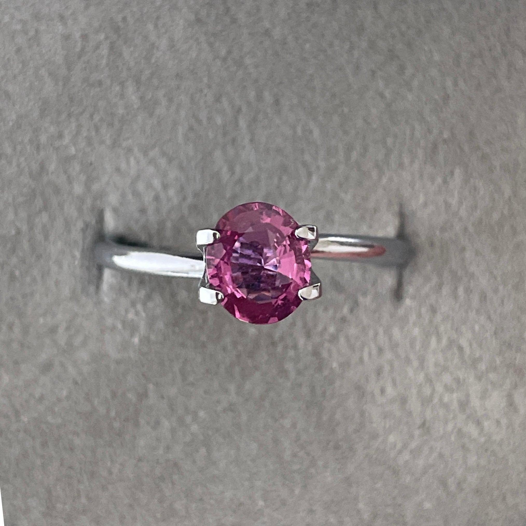 Purple sapphire engagement rings