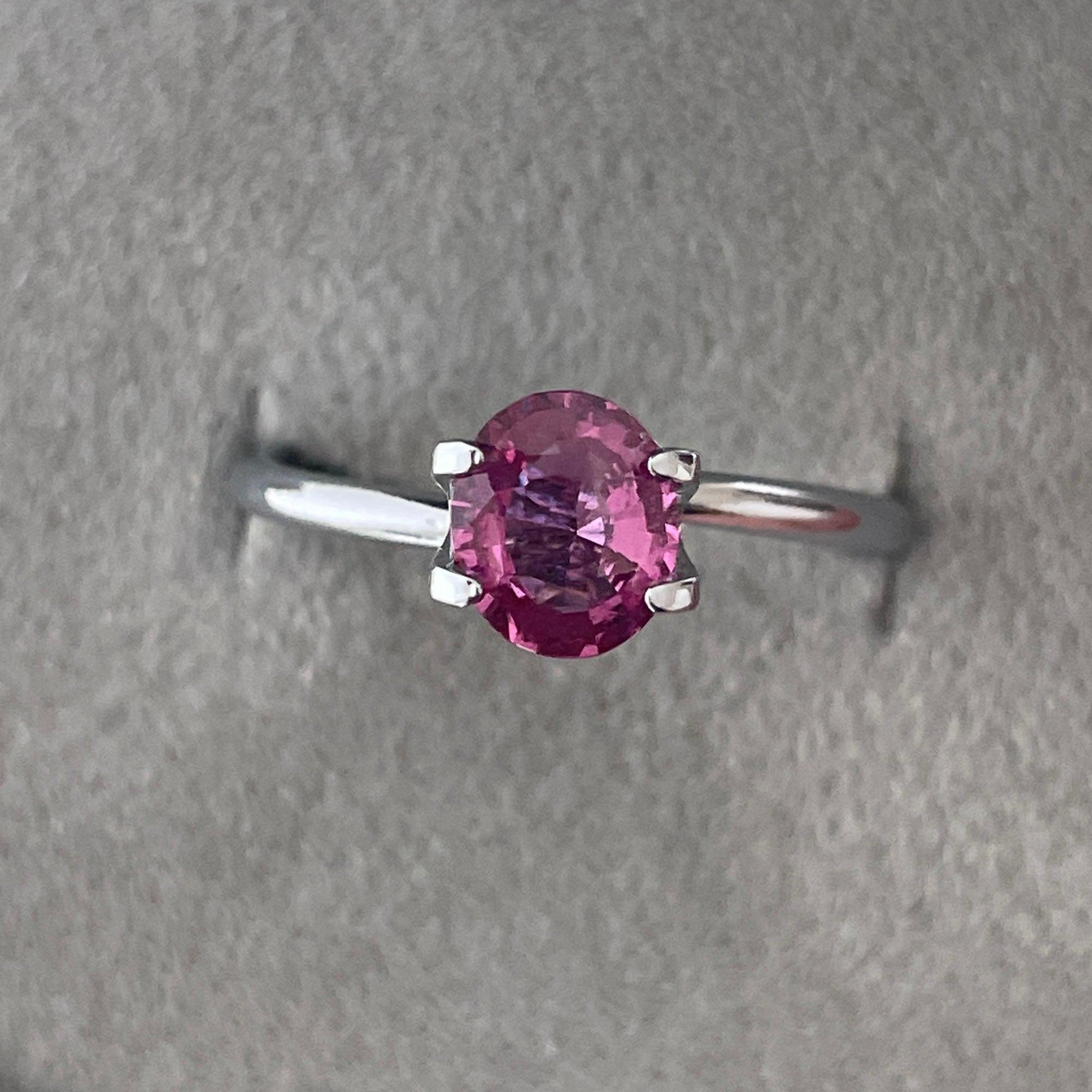 Purple sapphire engagement rings