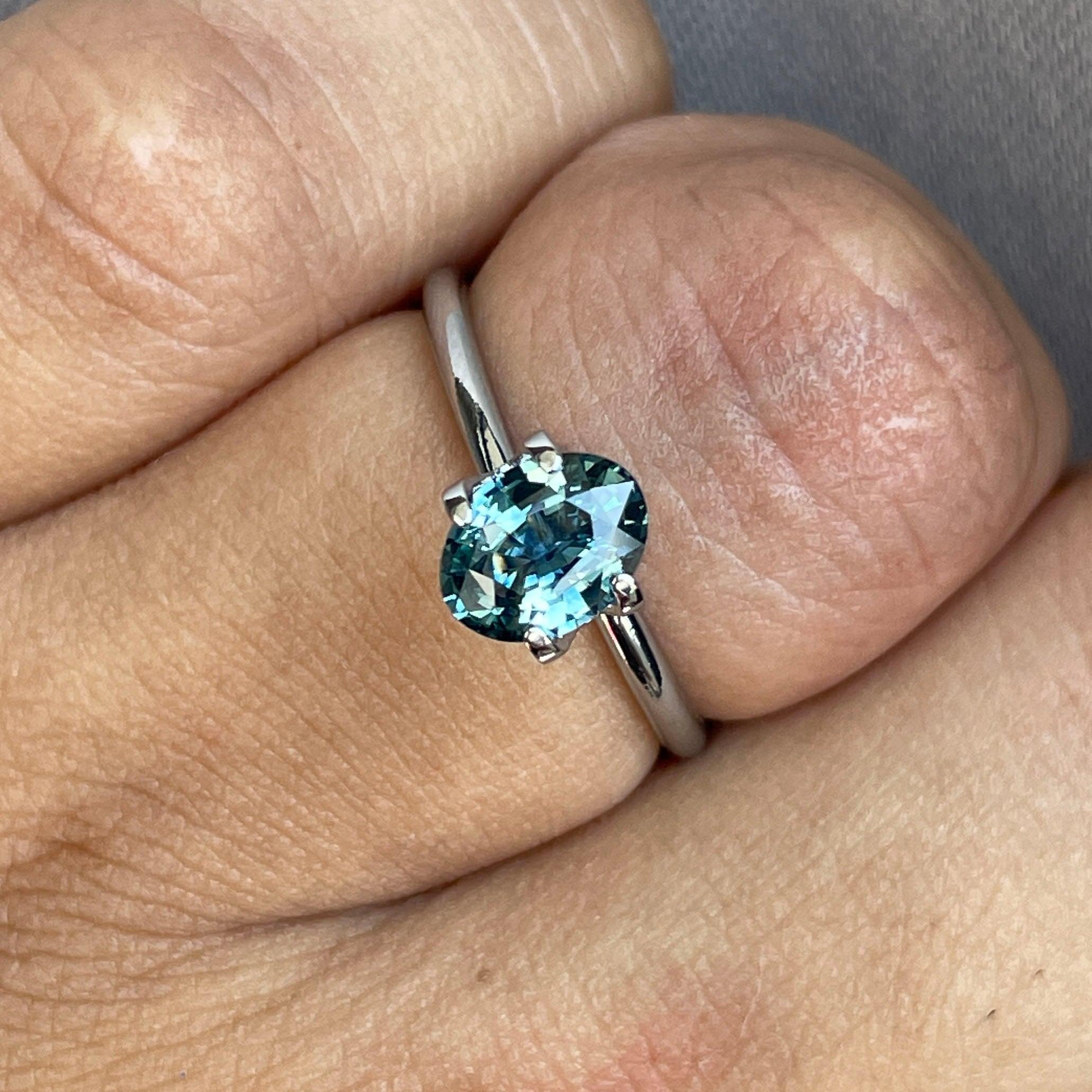 blue green sapphire