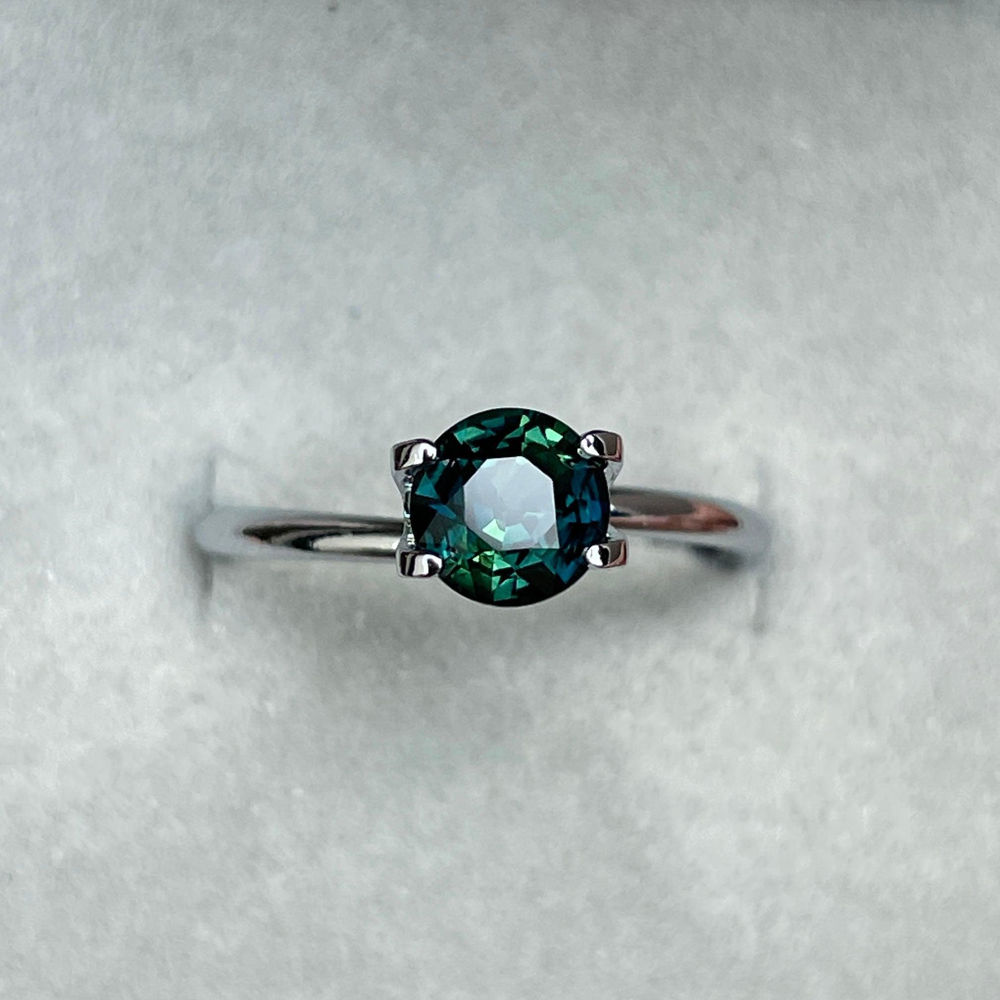 blue green sapphire