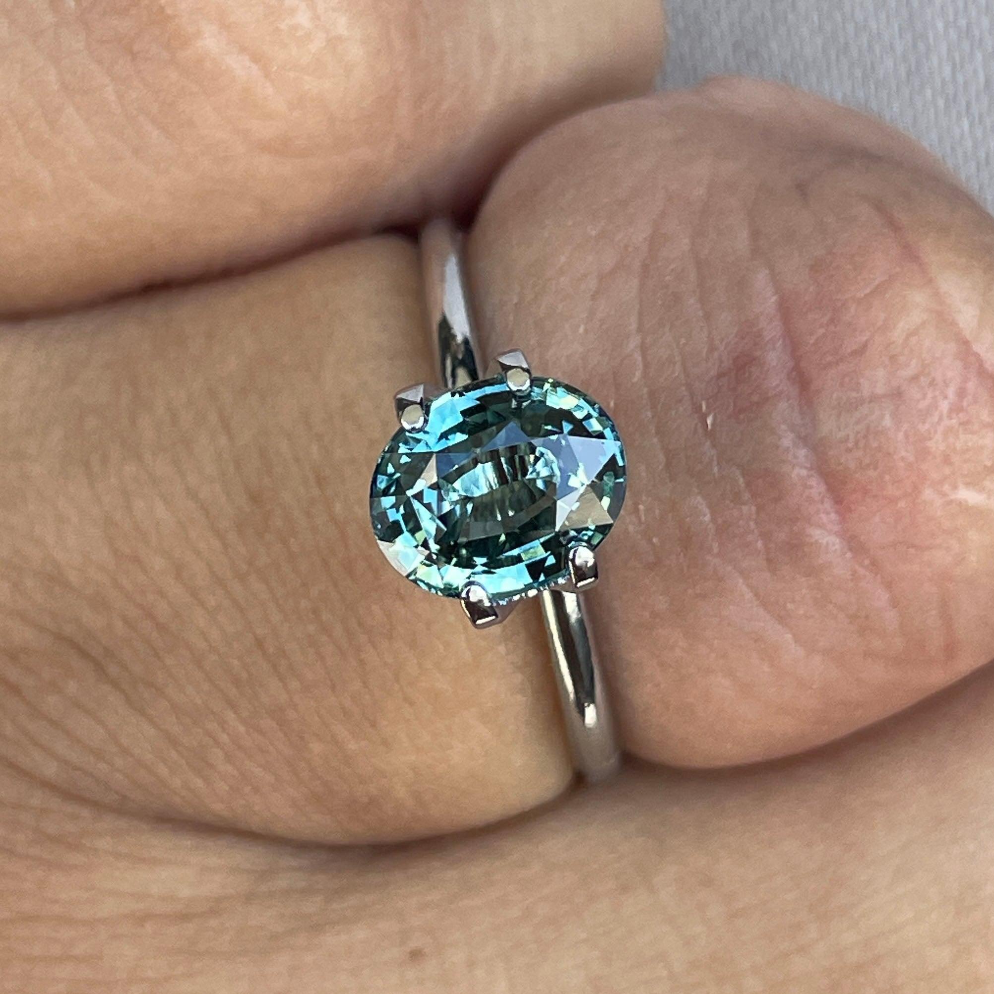 blue green sapphire jewellery