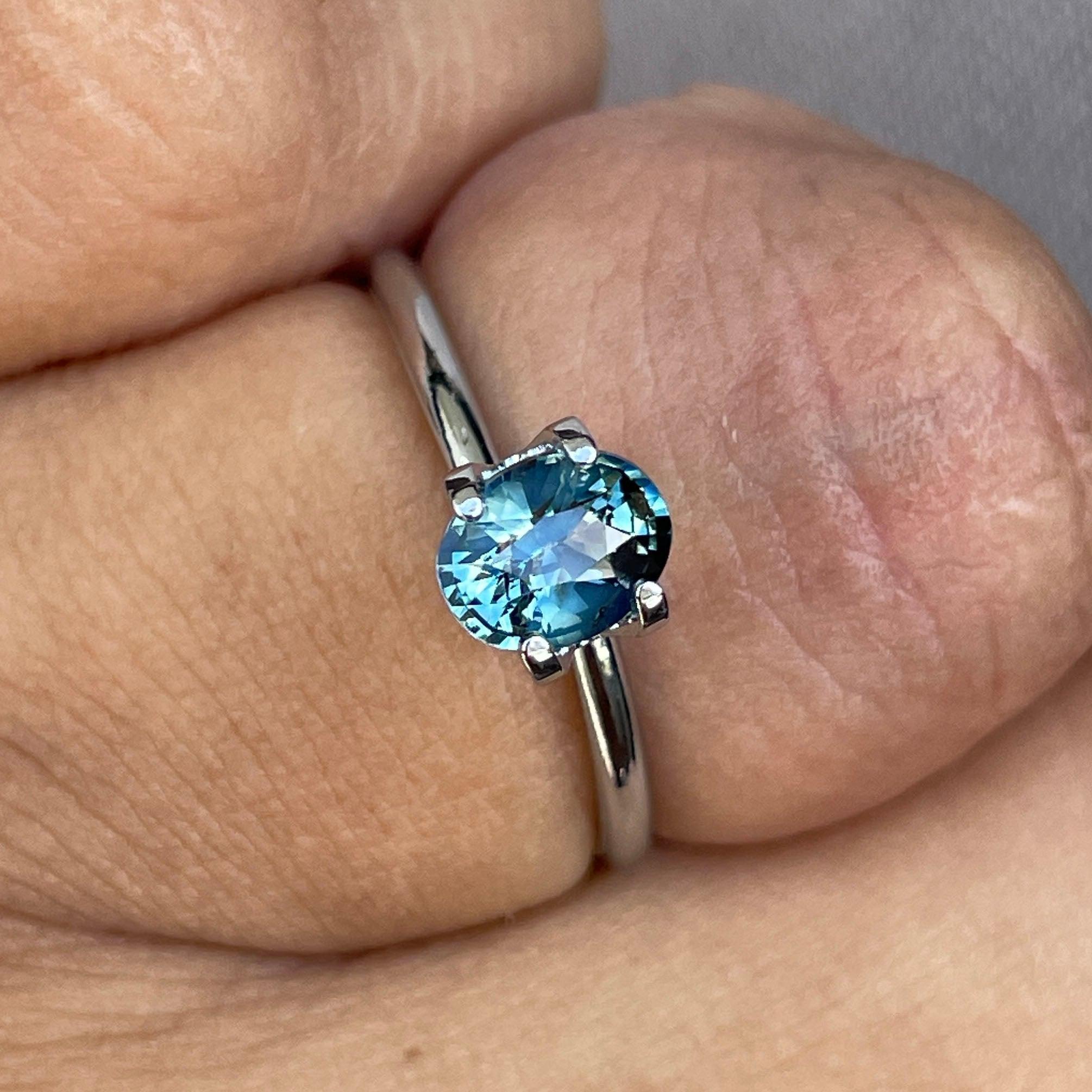 blue green sapphire jewellery