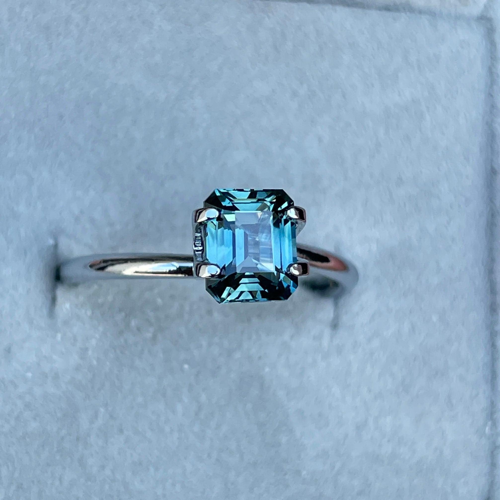 blue green sapphire jewellery