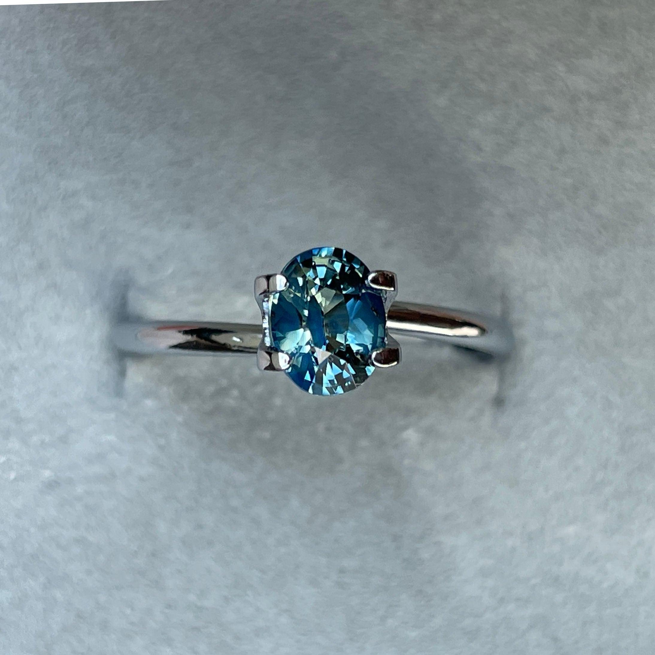 blue green sapphire jewellery