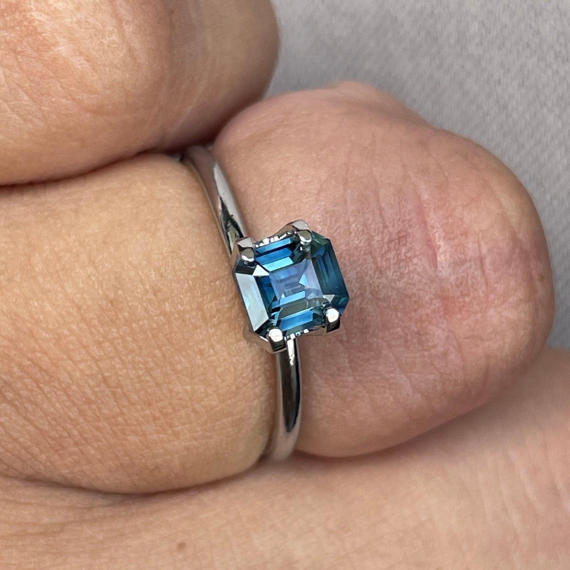 blue green sapphire jewellery